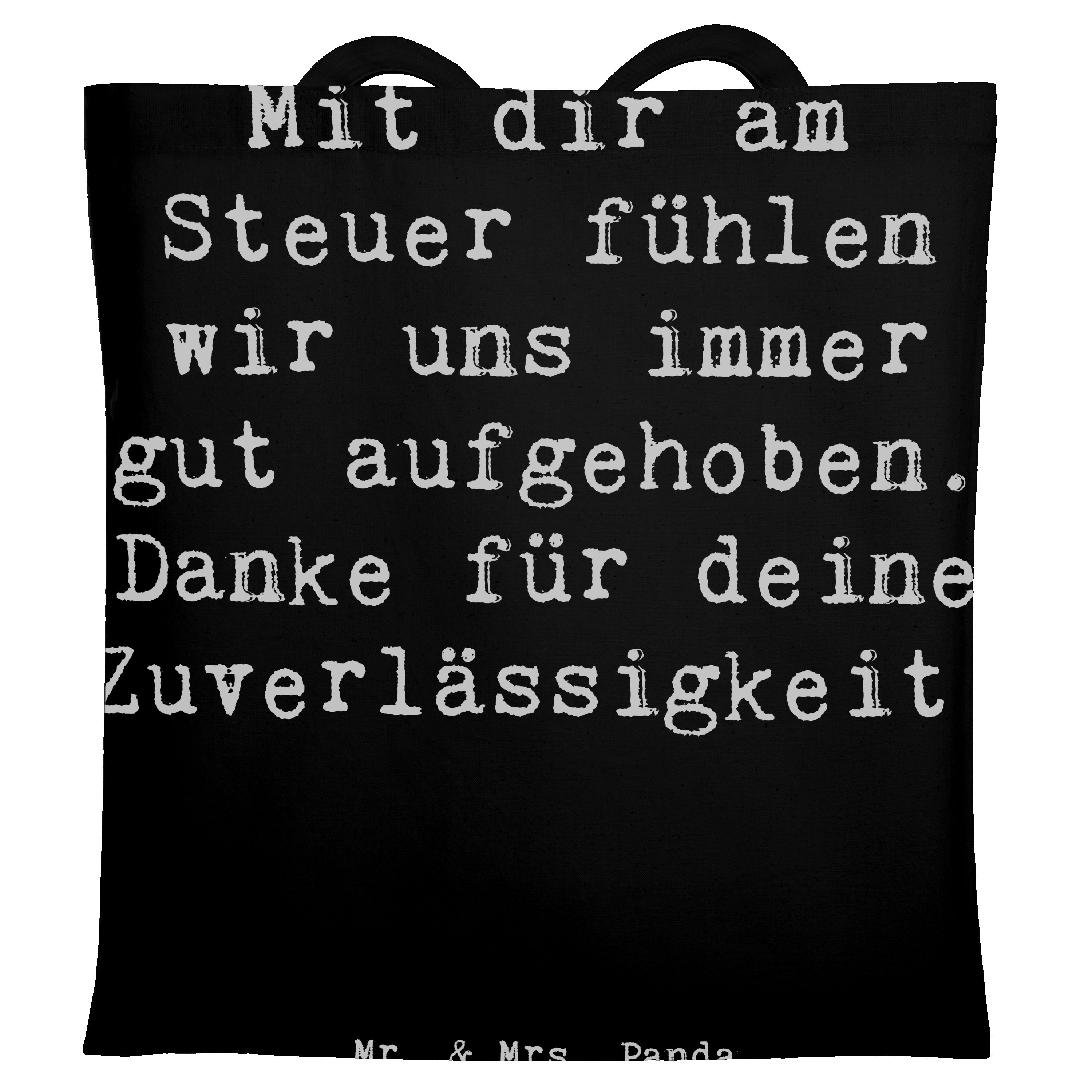 Tragetasche Busfahrer Sicherheit - Schwarz - Geschenk, gut aufgehoben, Geschenke