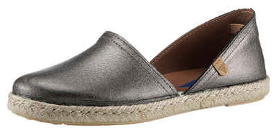 VERBENAS CARMEN NUCLEO METAL Espadrille, Сліпери, Sommerschuh, Strandschuh im Metallic Look