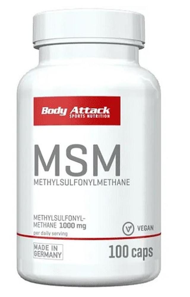 Body Attack Body Attack MSM 100 Caps Kapseln, 100 St.