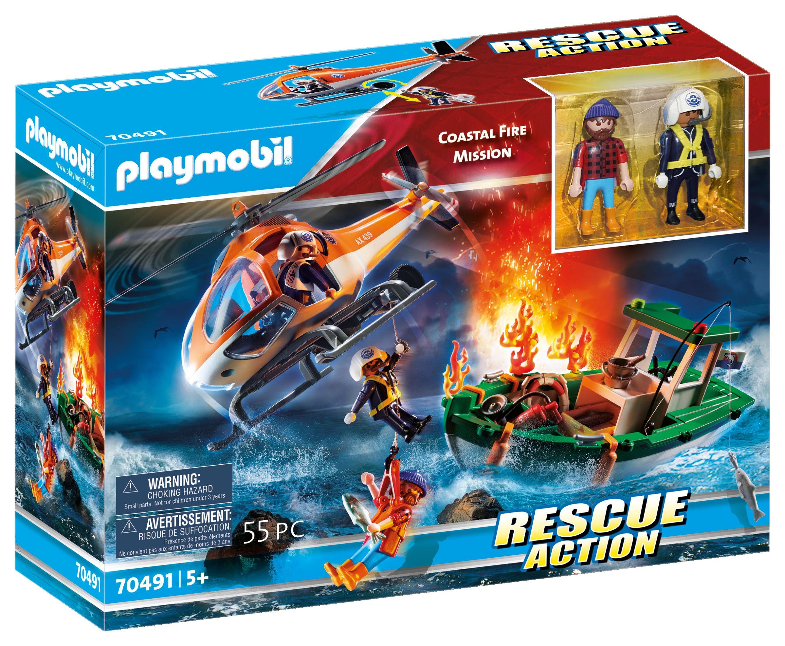 Playmobil® Konstruktions-Spielset 70491 Coastal Fire Mission