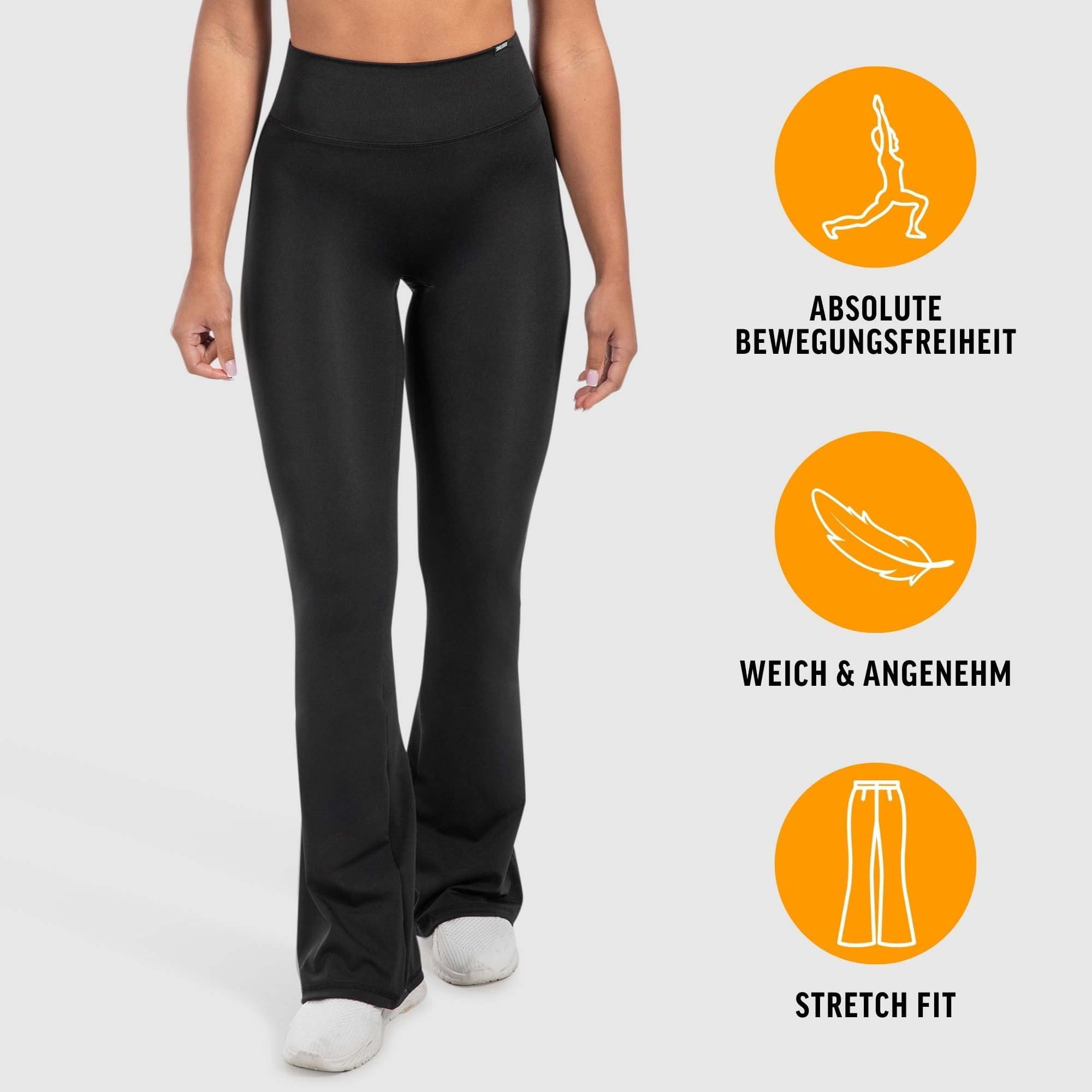 Smilodox Leggings Loreen, Flared Seamless Sportleggings, günstig online kaufen