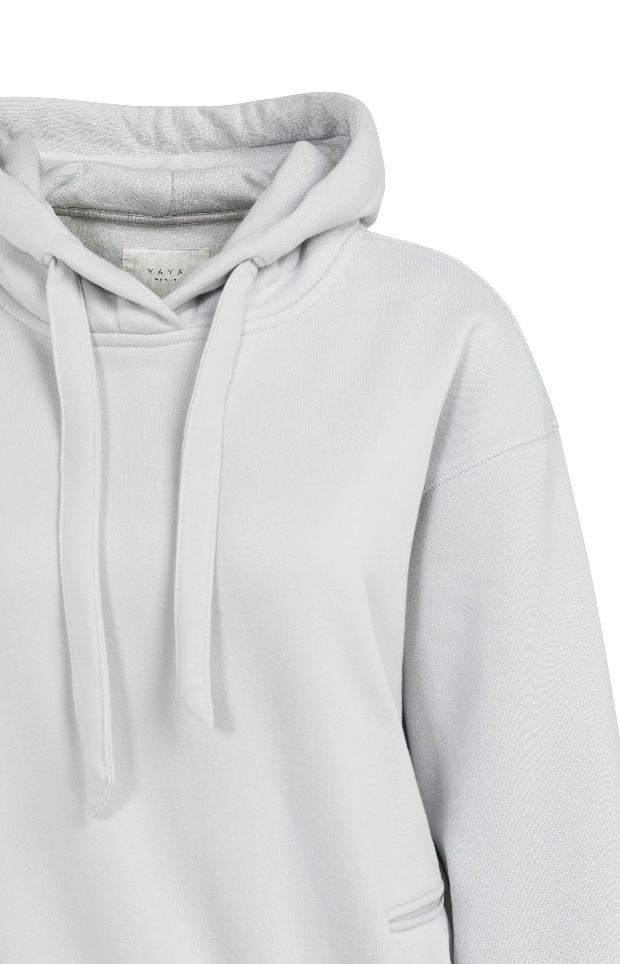YAYA Sweatjacke Kapuzenpullover mit Kordelzug