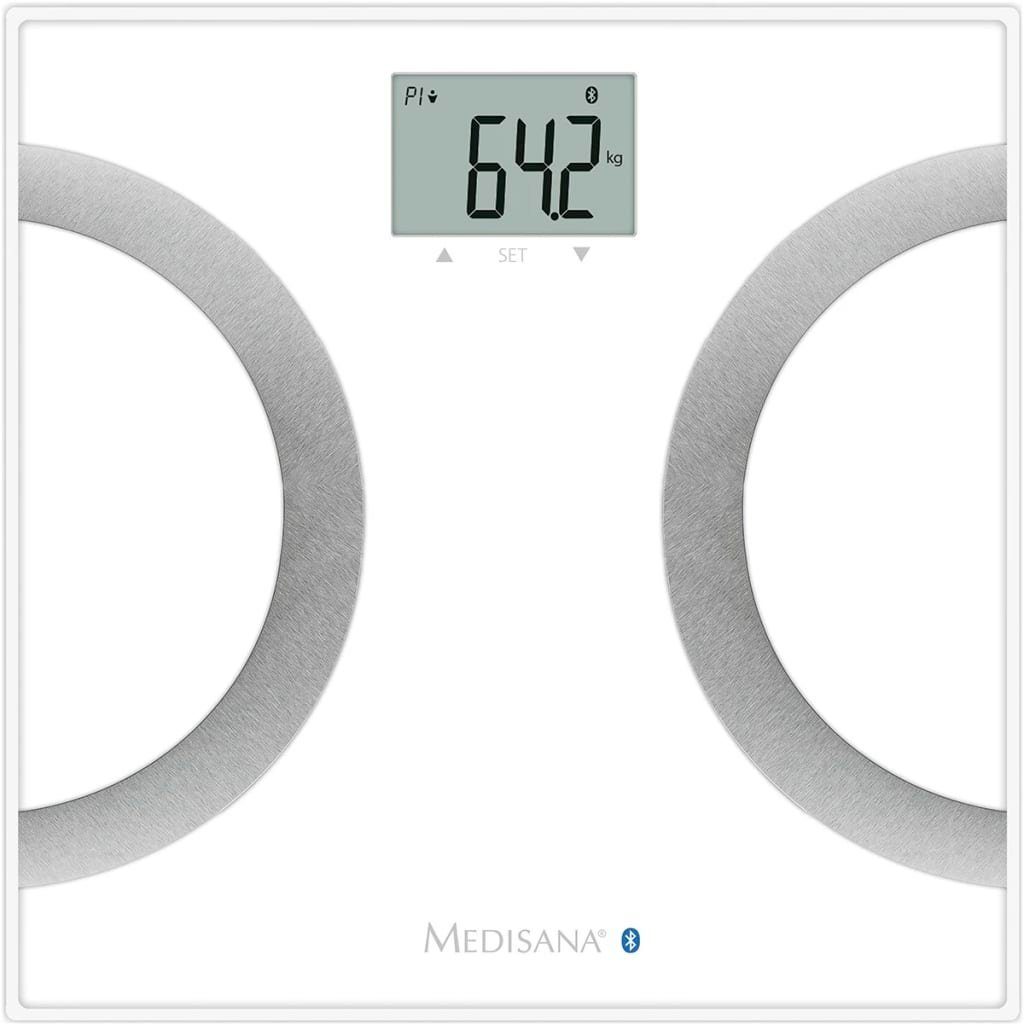Medisana Personenwaage Körperanalyse Waagen BS 445 Weiß 180 kg 40441