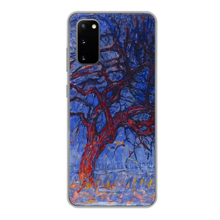 MuchoWow Handyhülle Roter Baum - Piet Mondrian Phone Case Handyhülle Samsung Galaxy S20 Silikon Schutzhülle