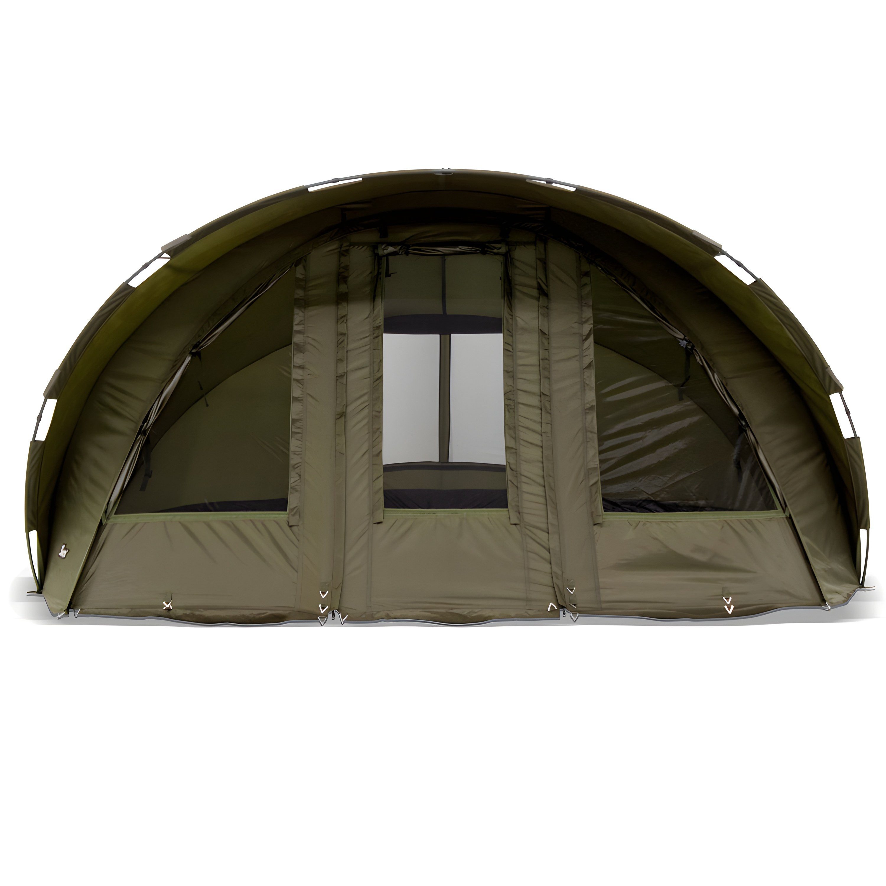 Lucx Angelzelt Leopard XXL Karpfenzelt Bivvy, Personen: 4 (Komplett-Set)