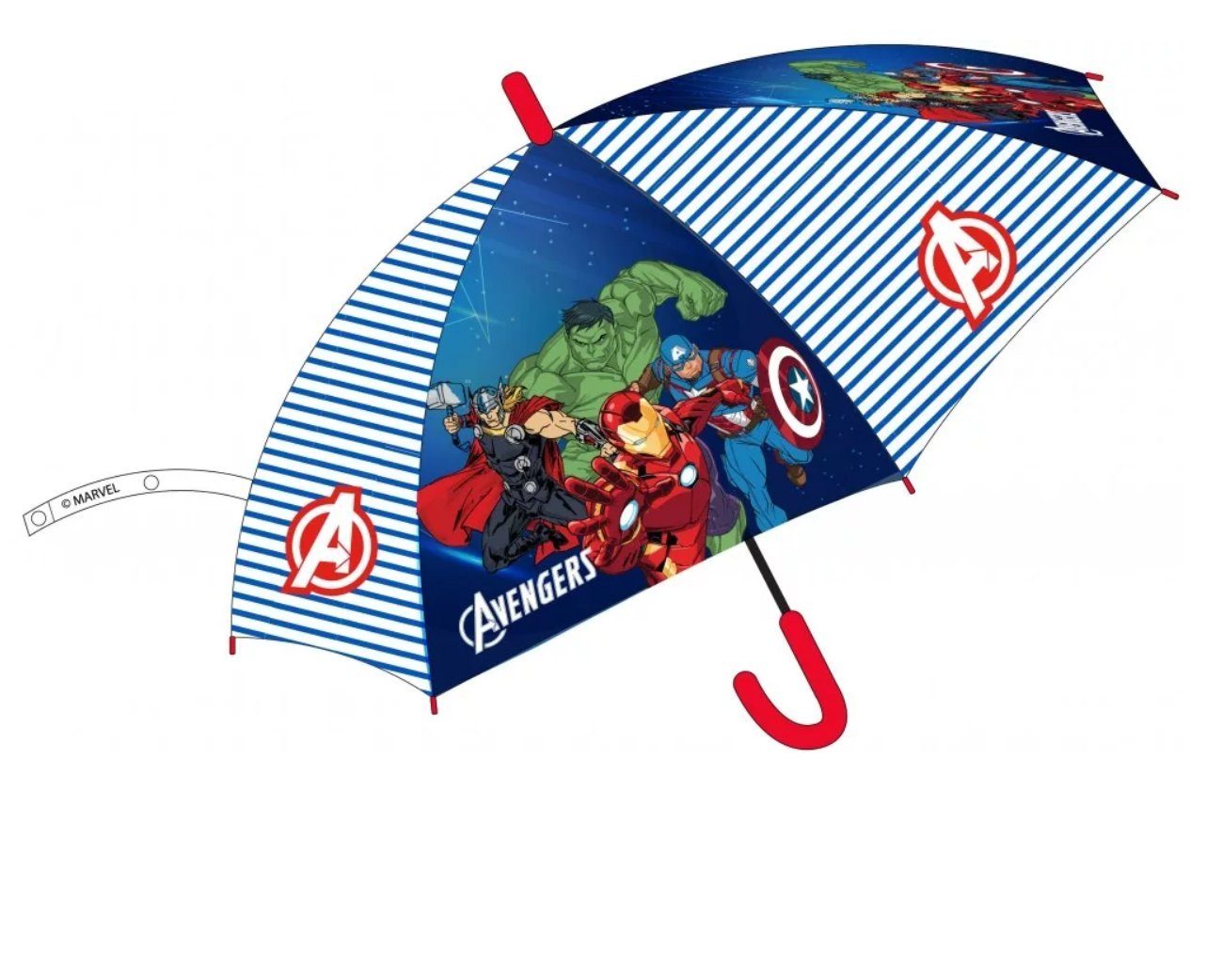 The AVENGERS Langregenschirm Avengers Kinderregenschirm (halbautomatisch) Ø74 cm