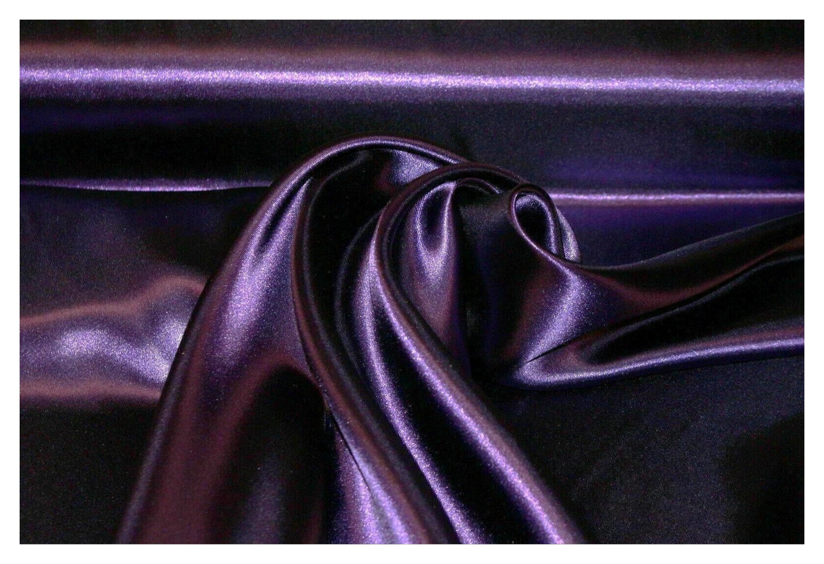 Jirex Trading Company Stoff Satin Meterware für Deko,Basteln,Kleidung 150cm breit UNI