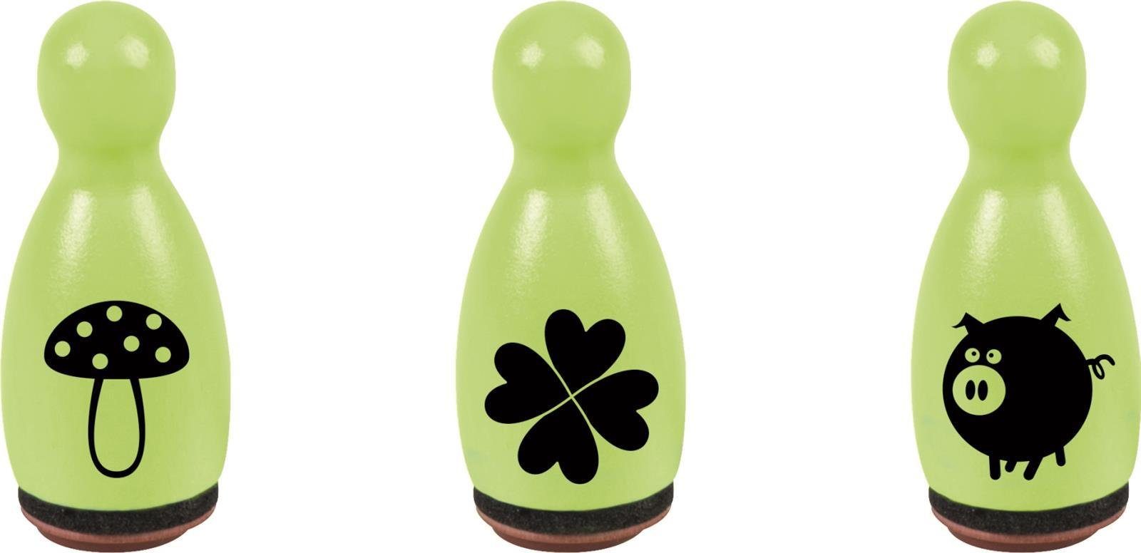Heyda Heyda 204888661 Stempel-Figuren "Glück" Stempelkissen