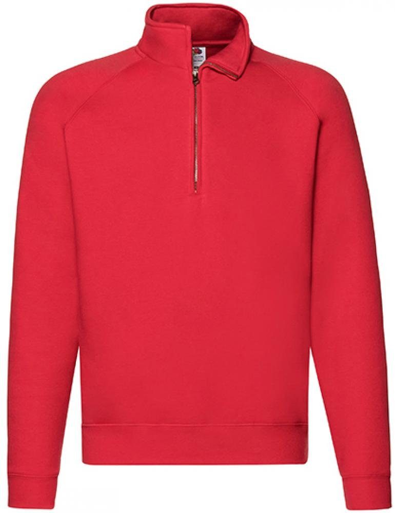 Sweatshirt Premium Zip Neck Raglan Sweat