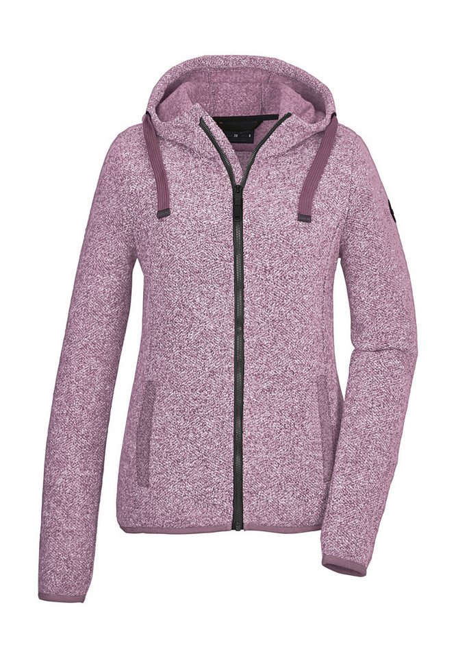 G.I.G.A. DX by killtec Fleecejacke GW 52 WMN KNTFLC JCKT Jacquard Strickfleecejacke mit Kapuze und Kinnschutz