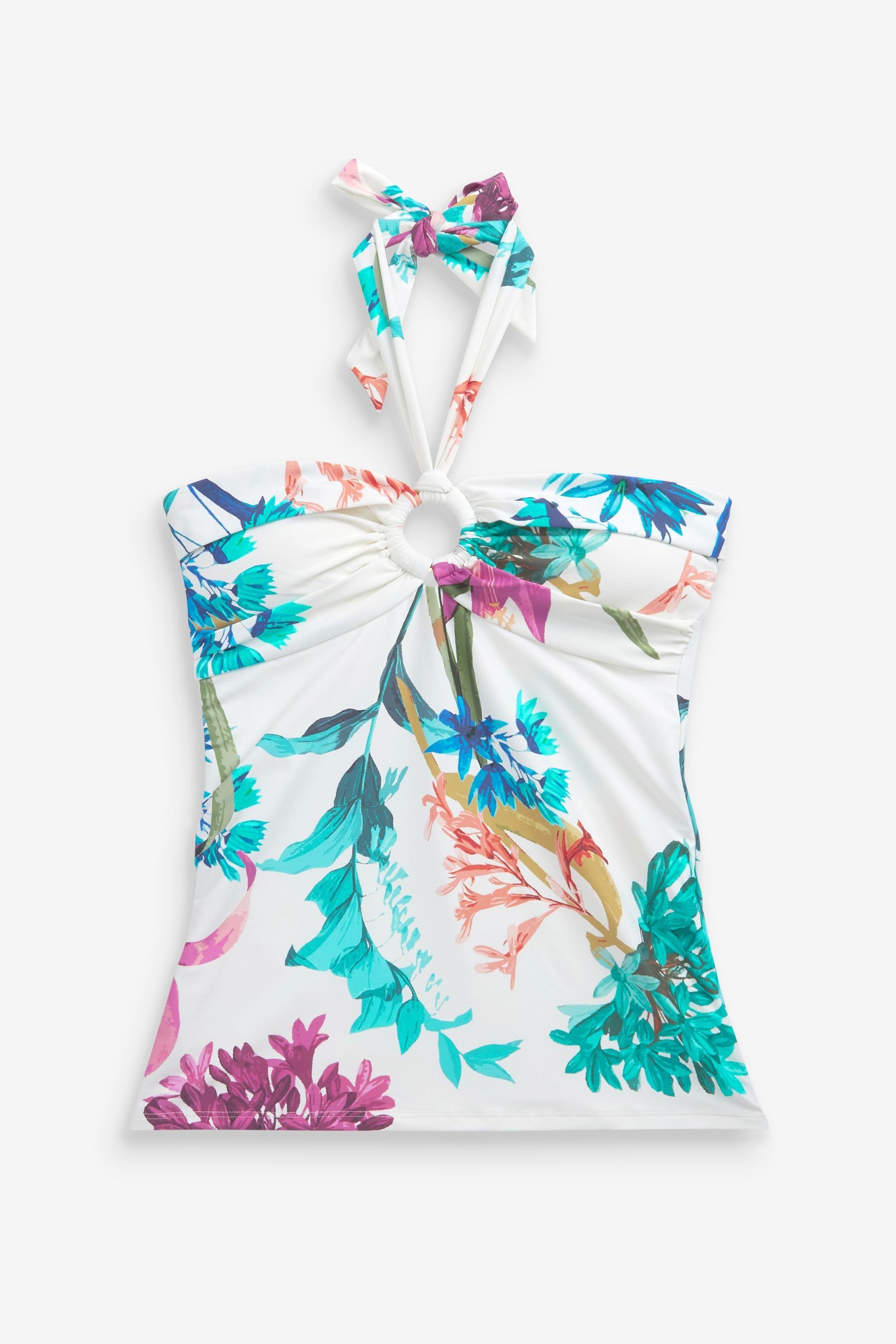 Next Tankini-Top Bauchformendes Tankini-Top mit Neckholder günstig online kaufen