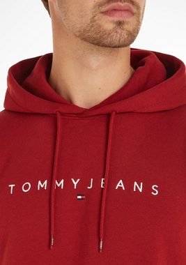 Tommy Jeans Plus Kapuzensweatshirt TJM REG LINEAR LOGO HOODIE EXT hoher Tragekomfort, Große Größen