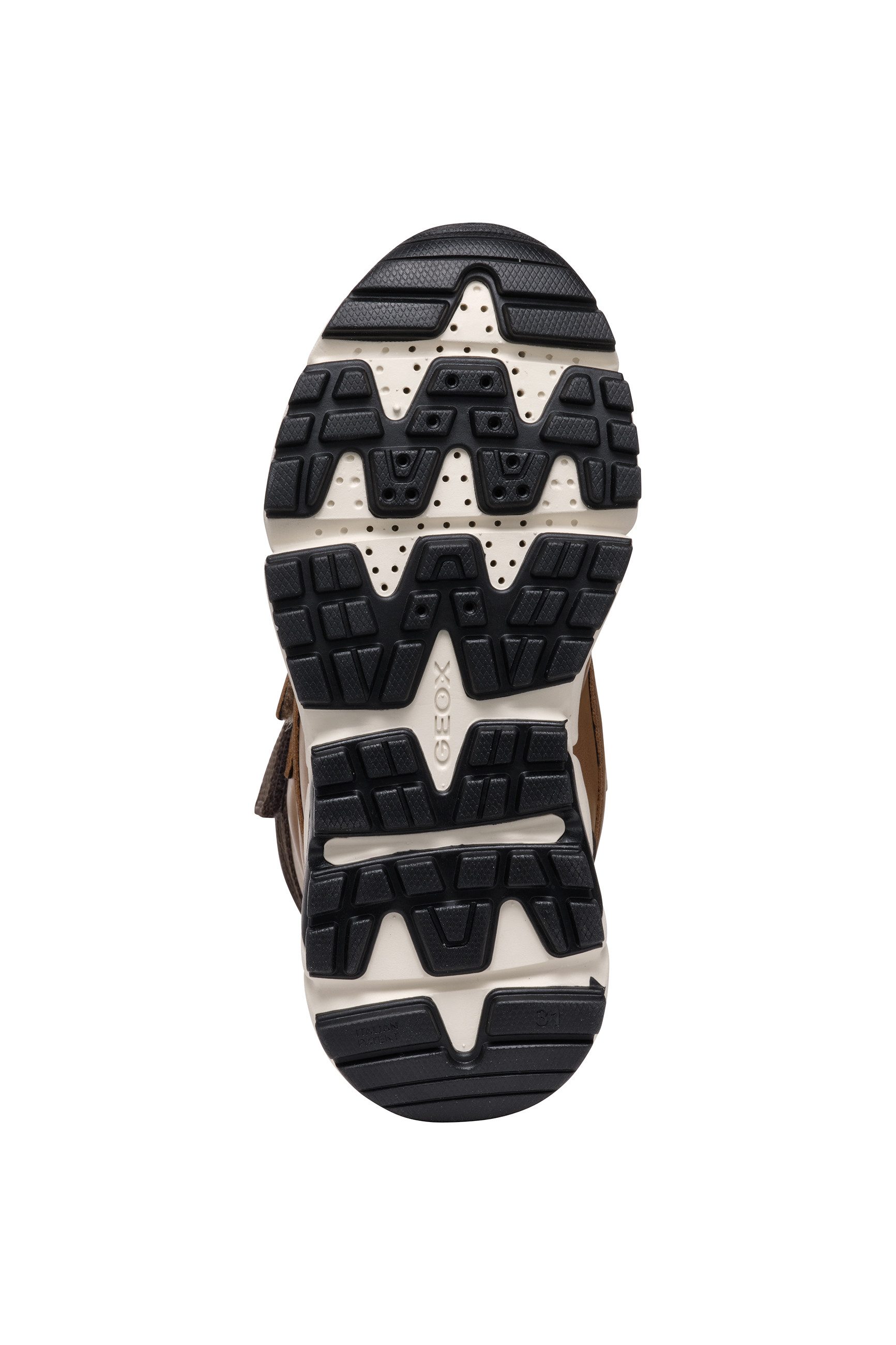 Geox J FLEXYPER PLUS BOY Winterstiefel Snowboots, Klettstiefel mit Warmfutter, Größenschablone zum Download