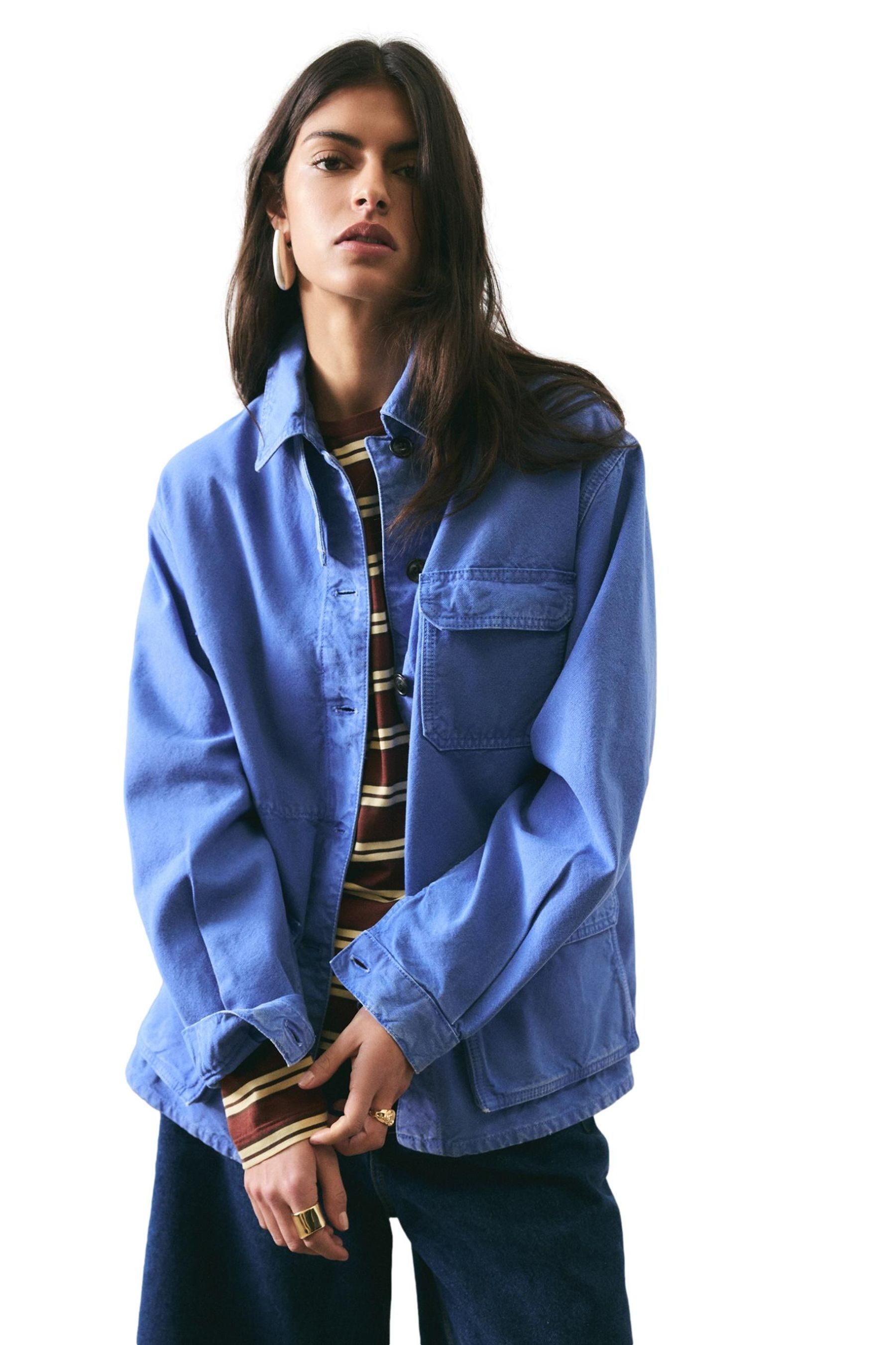 Bhoem Canvasjacke BHOEM Utility-Jacke aus gewaschenem Canvas (1-St) günstig online kaufen