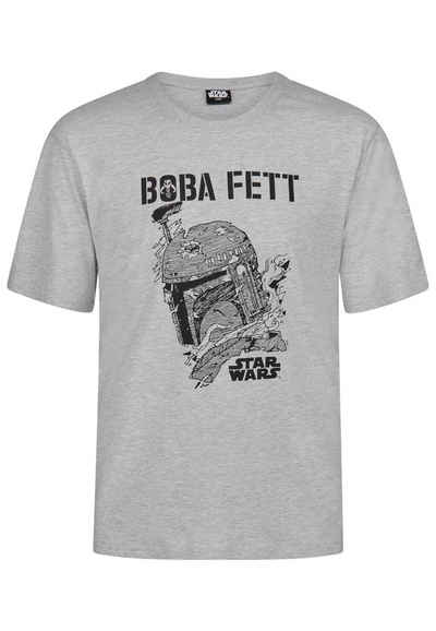 Star Wars T-Shirt Star Wars Boba Fett Herren T-Shirt Kurzarm-Shirt
