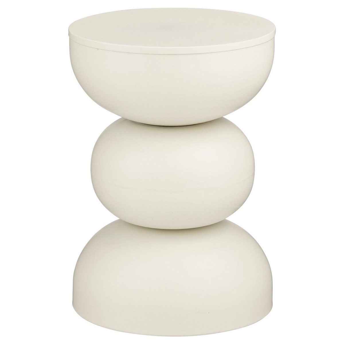 Mica Decorations Beistelltisch Mica Decorations Luna Beistelltisch – 46x32 cm Off-White