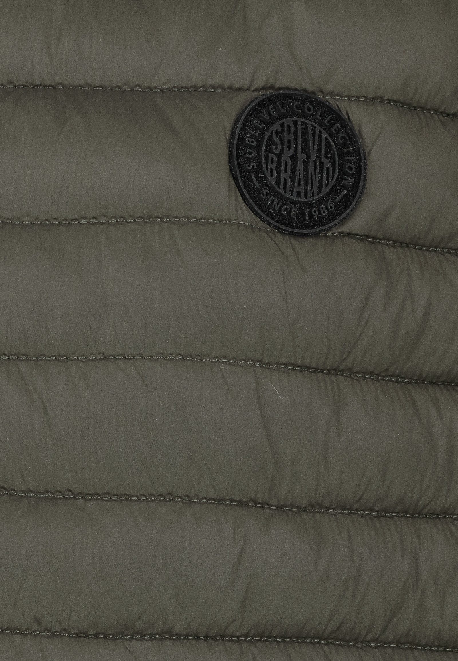 SUBLEVEL Funktionsweste Leichtes, gestepptes Design mit Stehkragen (1-tlg) H50076XB80130_Jacket