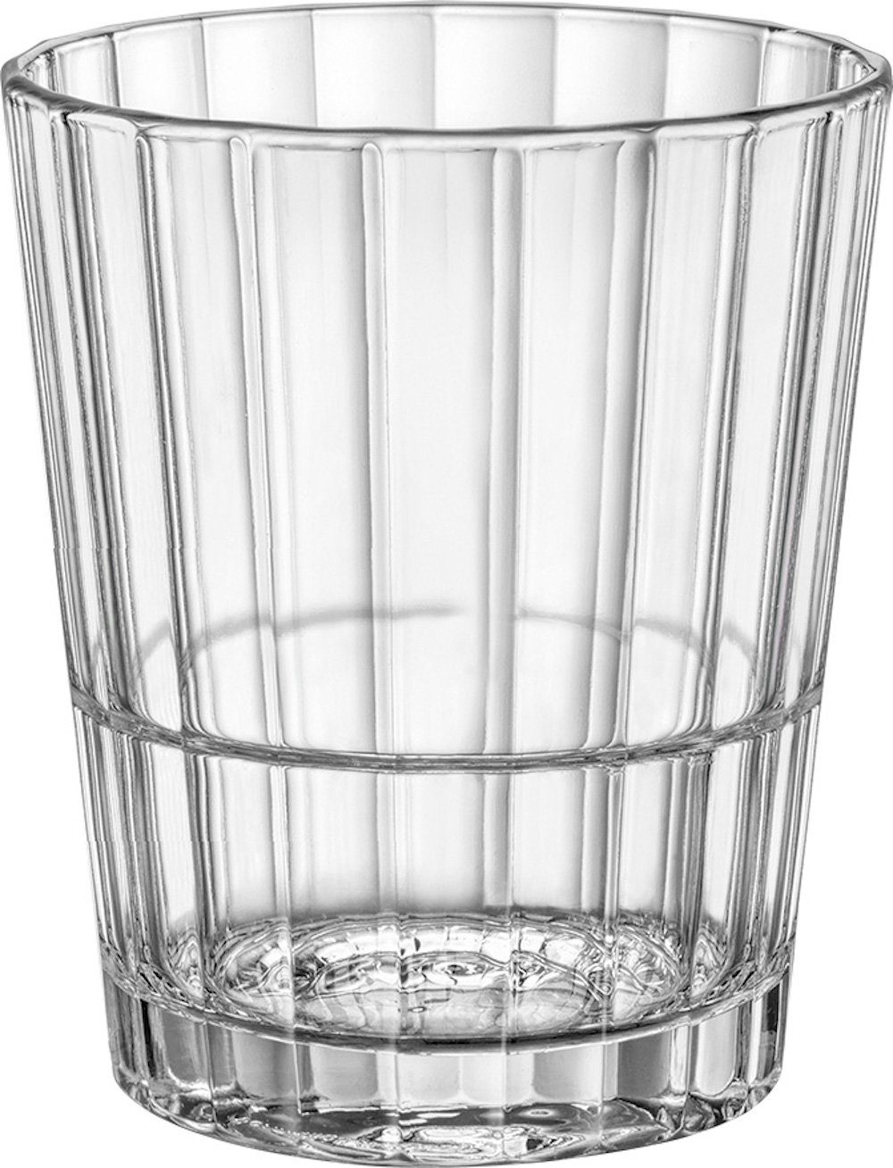 Bormioli Rocco Tumbler-Glas Oxford Bar, Glas gehärtet, Tumbler Trinkglas stapelbar 312ml Glas gehärtet Transparent 6 Stück