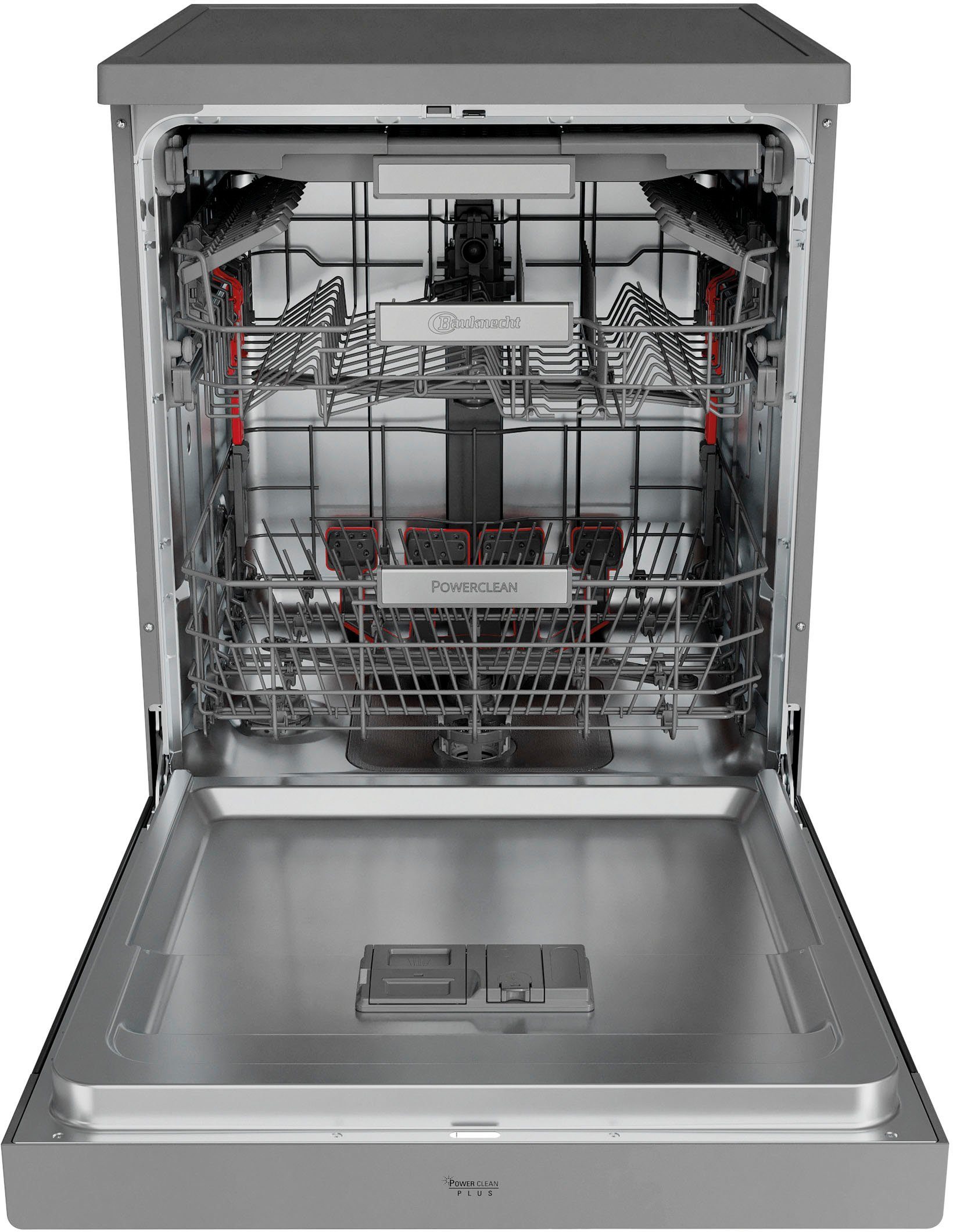 BAUKNECHT Standgeschirrspüler OBFC Ecosilent 7540, 14 Maßgedecke
