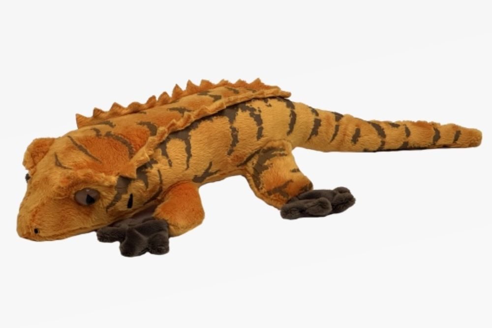 Teddys Rothenburg Kuscheltier Kuscheltier Kronengecko braun 33 cm Plüschgecko
