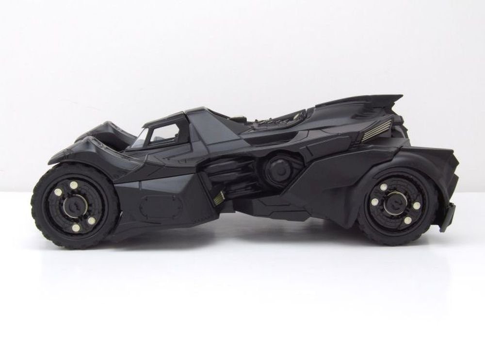 JADA Modellauto Batmobile Batman Arkham Knight 2015 schwarz mit Figur, Maßstab 1:24