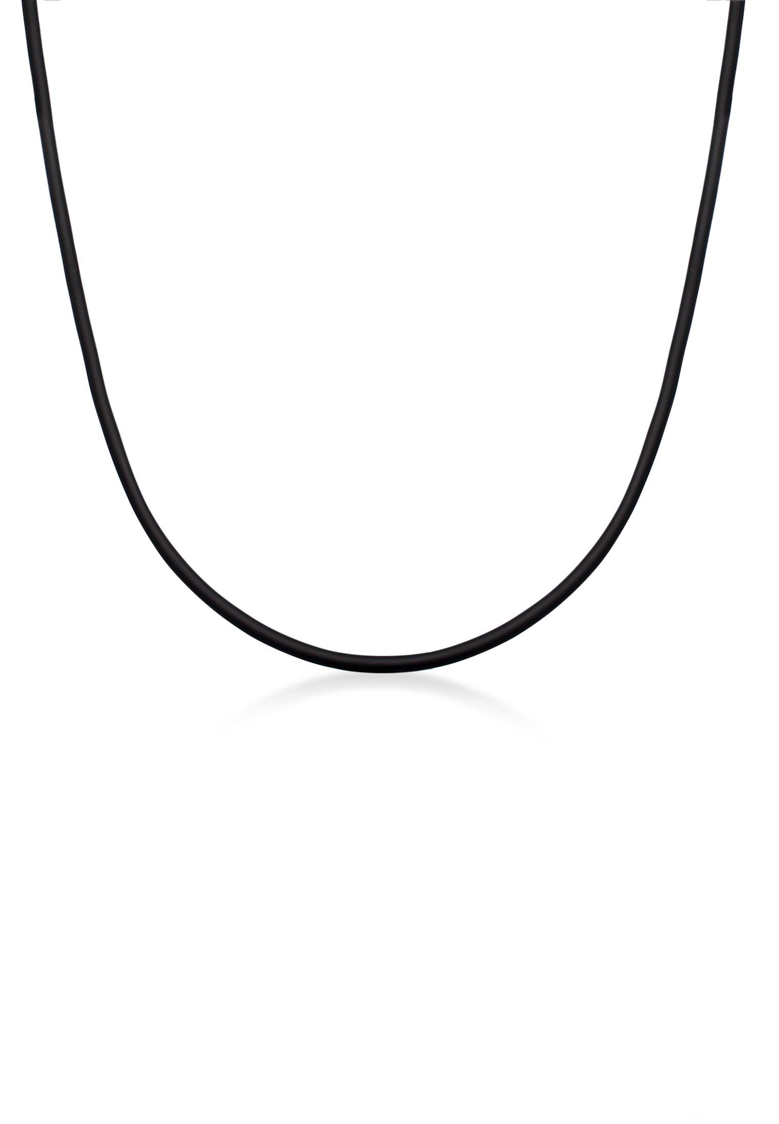 Kuzzoi Silberkette Herren Kautschuk 925 Silber günstig online kaufen