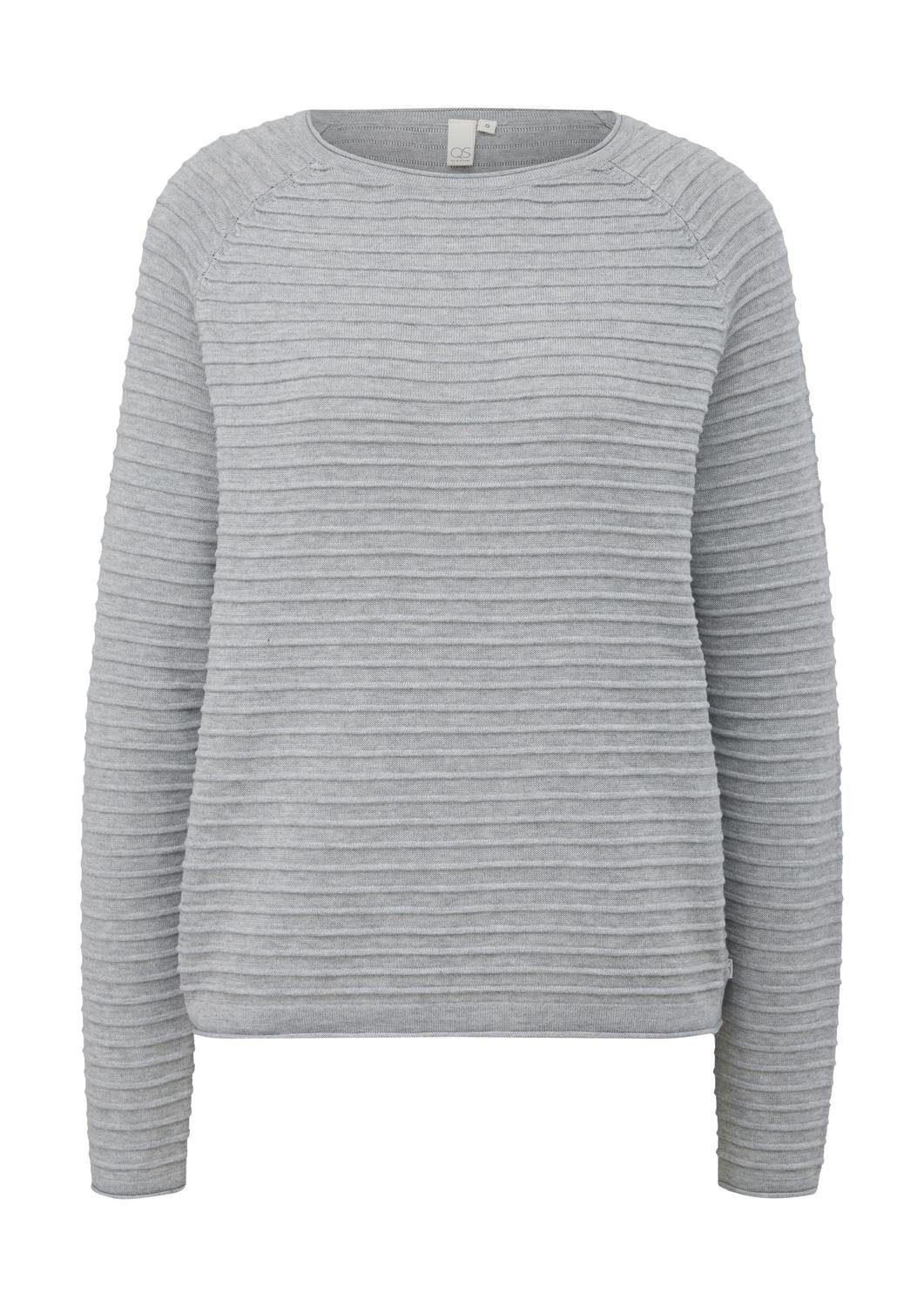 QS Strickpullover mit Strukturmuster günstig online kaufen