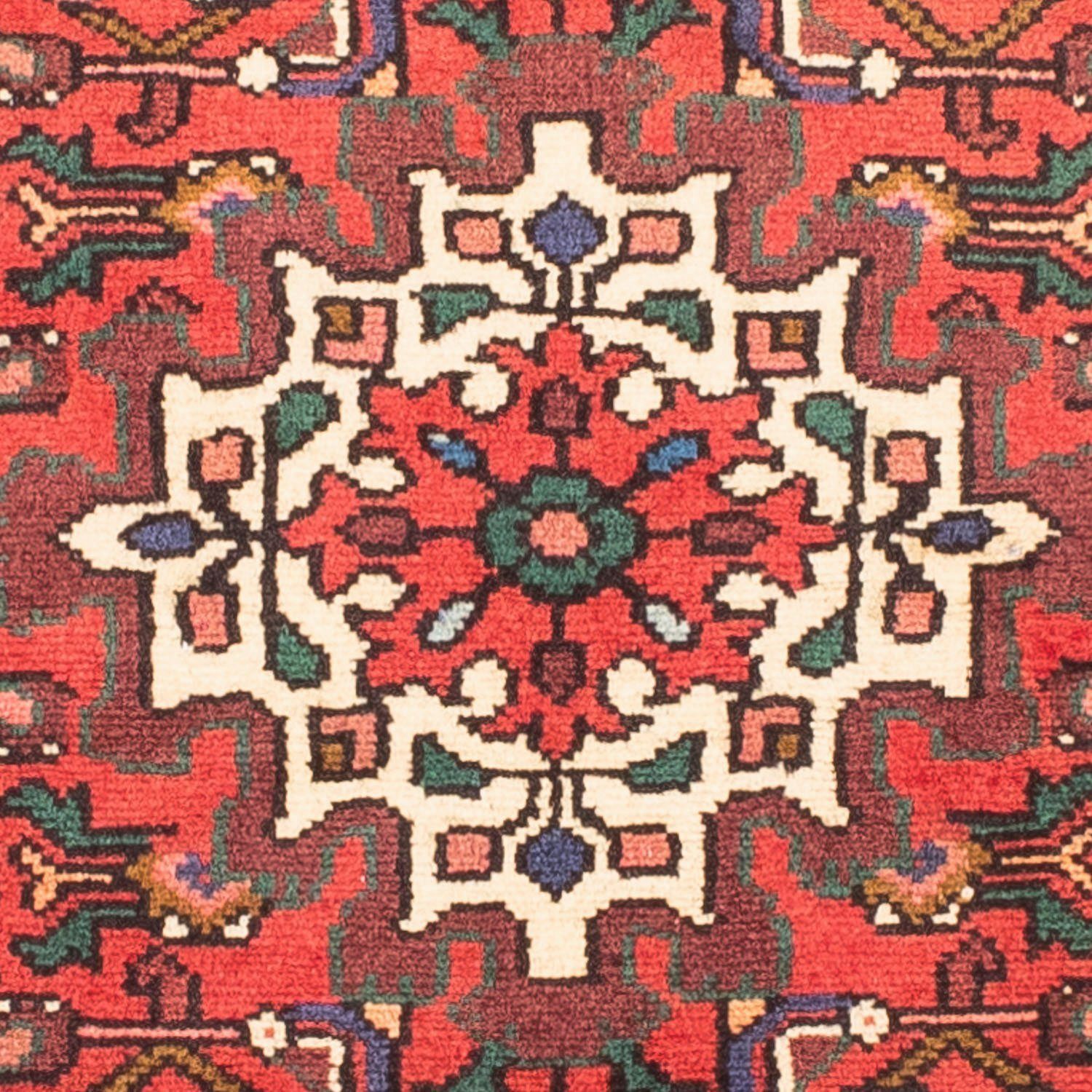 Orientteppich Perser - Nomadic rechteckig, Handgeknüpft, 10 Zertifikat 147 x mm, Höhe: rot, Wohnzimmer, Einzelstück - - morgenland, mit 102 cm