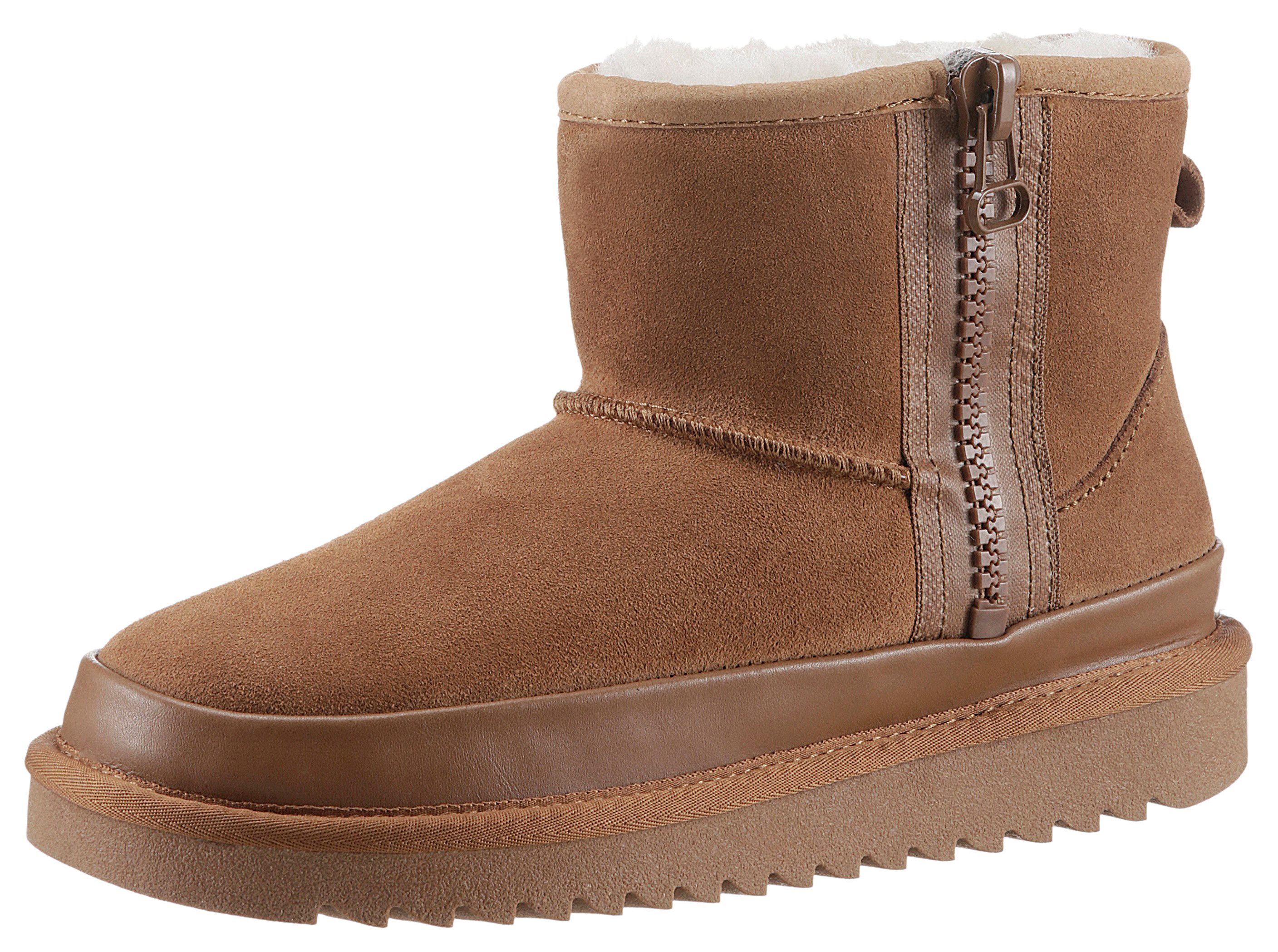 Ara ALASKA Winterboots, Schlupfboots, Snowboots mit Anziehlasche, H-Weite (sehr weit)