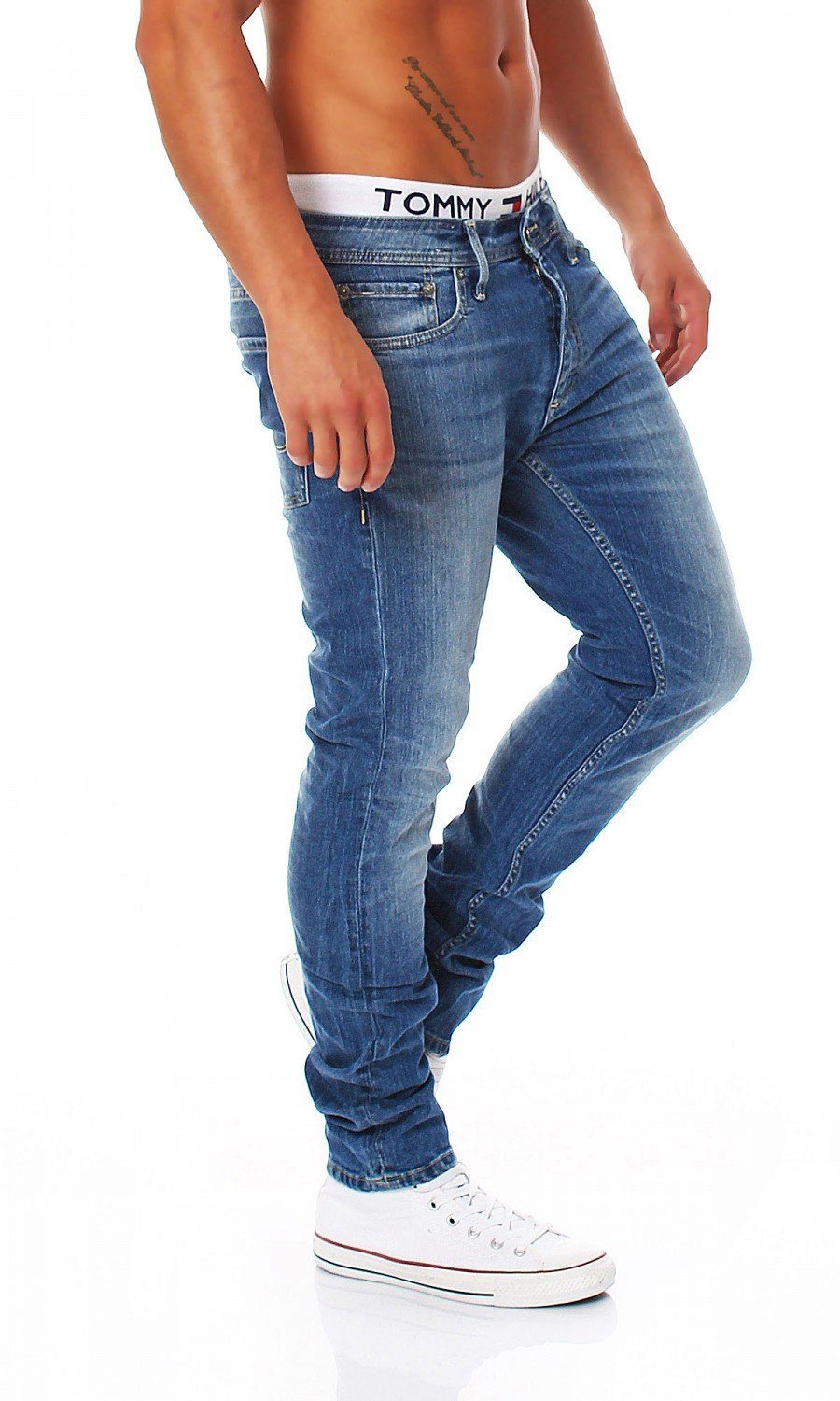 Jack & Jones Slim-fit-Jeans JACK Skinny - Herren BEN - ORIGINAL Fit Jeans - Hose - 311 JONES &