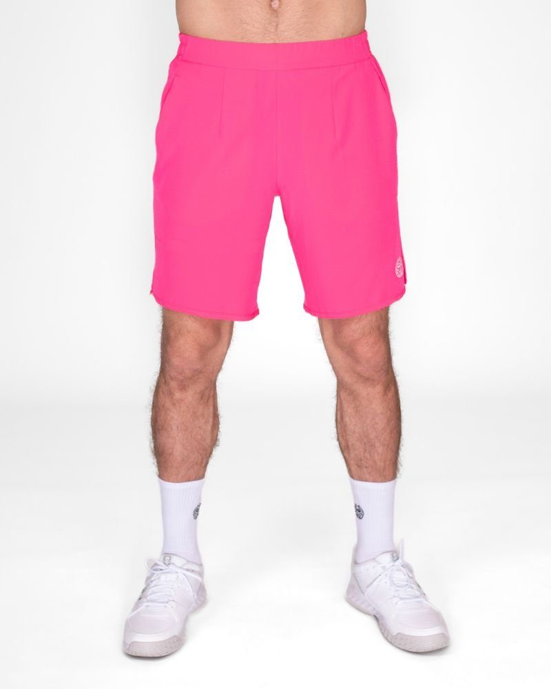 BIDI BADU Shorts Crew Tennishose kurz für Herren in pink