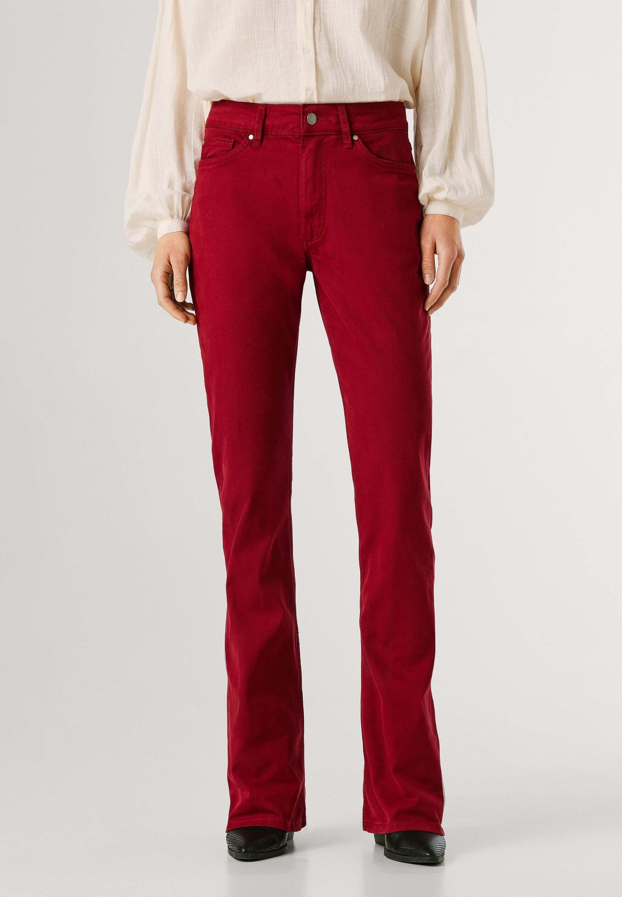 Pepe Jeans Chinohose chinos MID RISE FLARE NEW PIMLICO