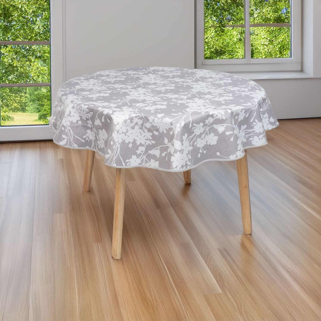 laro Tischdecke laro 140cm runde Wachstuchtischdecke mit Saum-Eingefasst – Bild 3 von 5