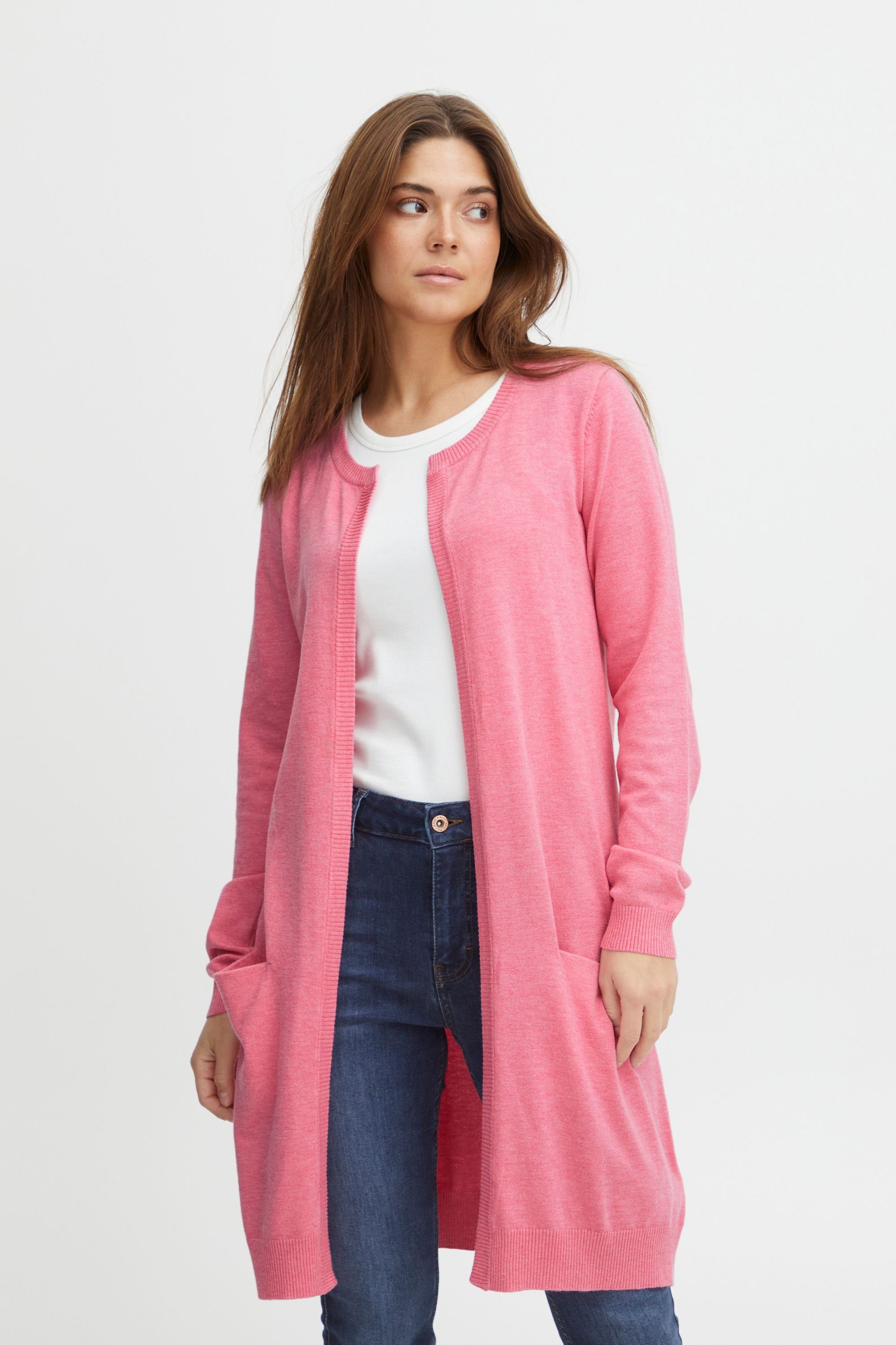 (1621241) Pink Melange Pulz PZSARA Jeans 50203258 - Carnation Strickjacke