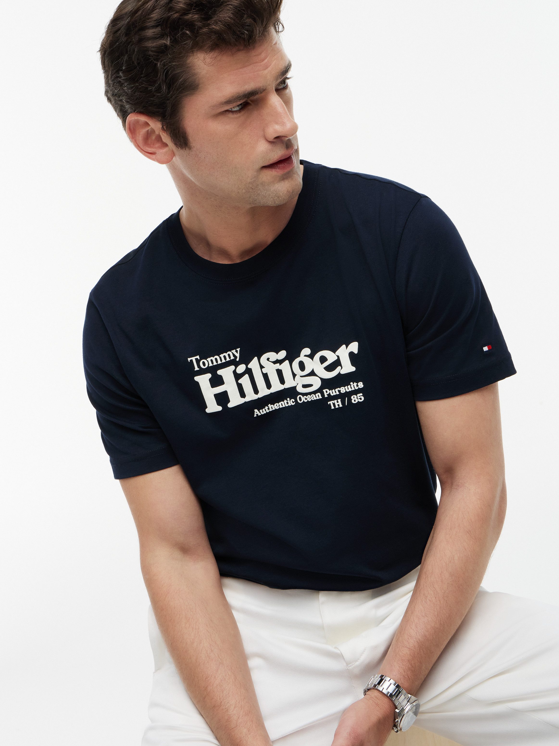 Tommy Hilfiger T-Shirt NAUTICAL CHEST GRAPHIC REGULAR – Bild 2 von 5