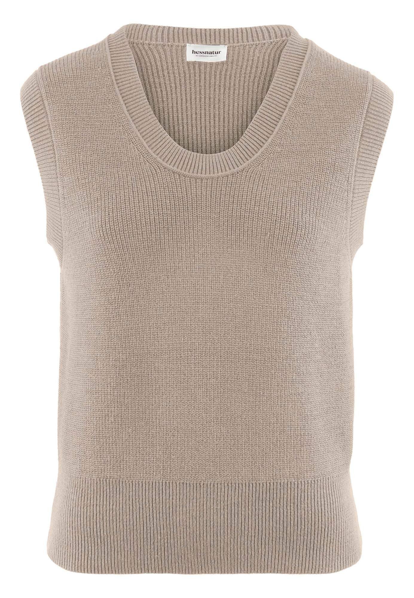 Hessnatur Stricktop aus reiner Bio-Baumwolle (1-tlg)