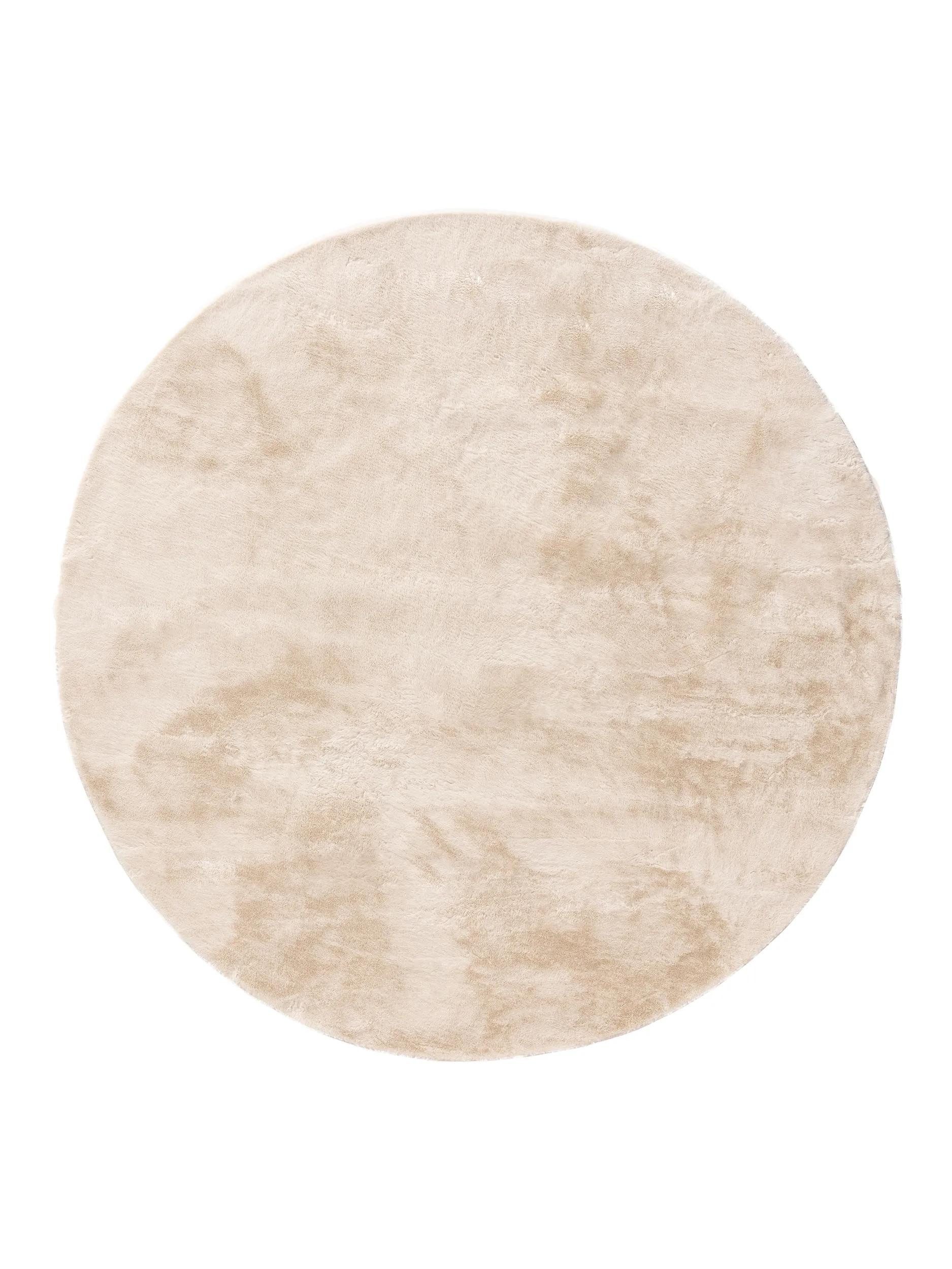 benuta Fellteppich Furry, rund, Höhe: 11 mm, Teppich Wohnzimmer, Esszimmer, Schlafzimmer, Flur, Weich, Rutschfest. € 29,00