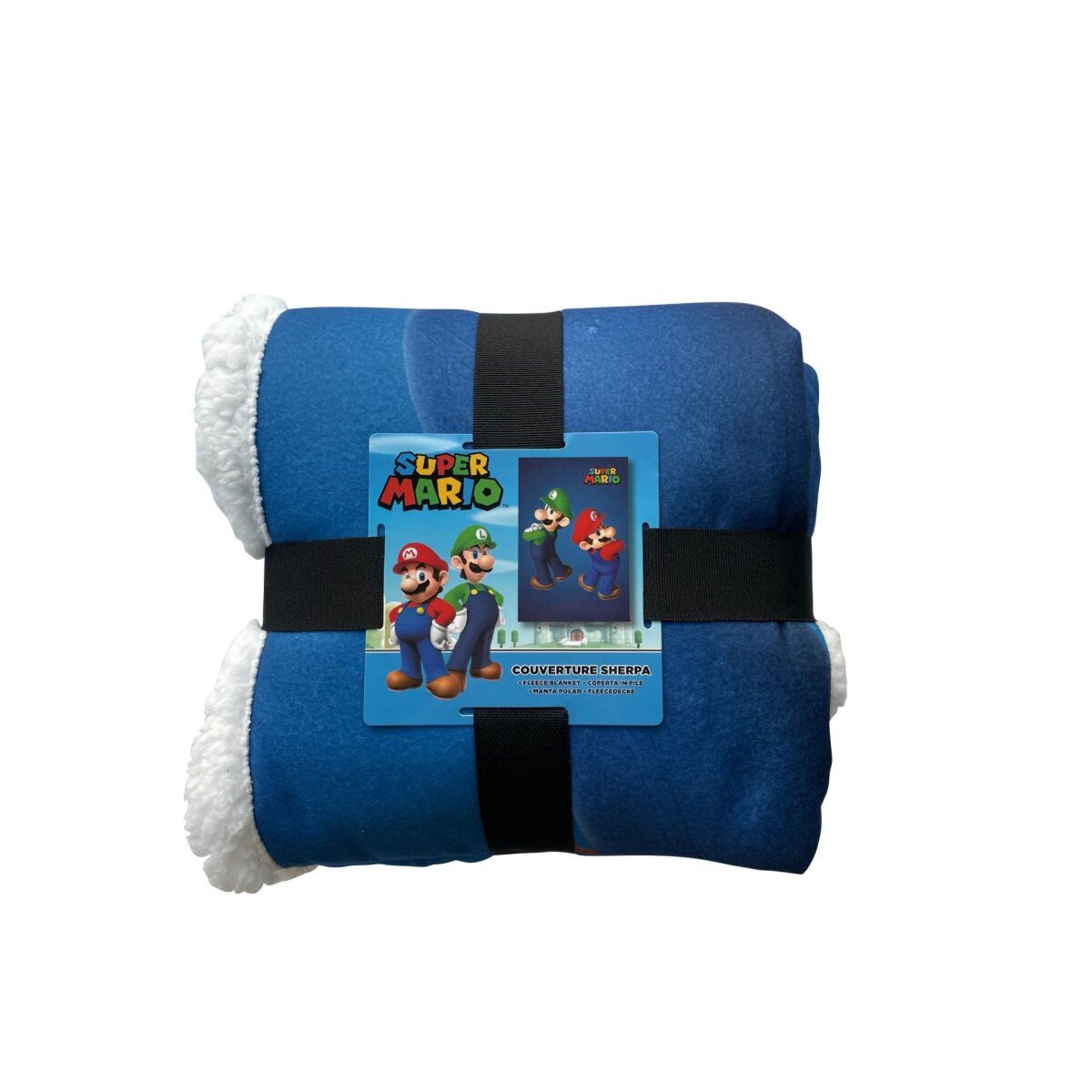 Wohndecke Super Mario Sherpa-Fleece-Decke 100x150cm, Super Mario, Geschenki günstig online kaufen