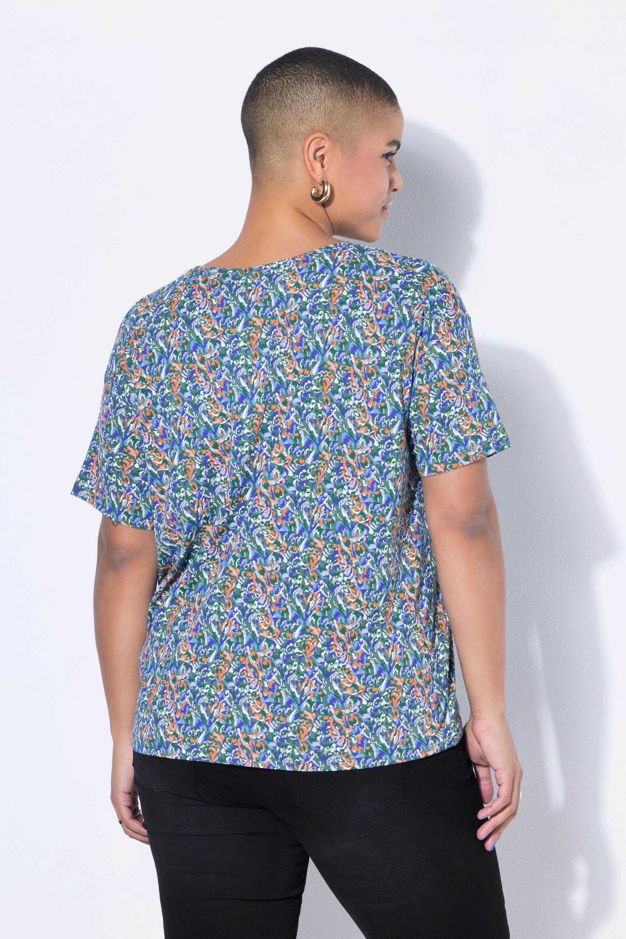 Studio Untold T-Shirt T-Shirt oversized Alloverprint – Bild 3 von 3