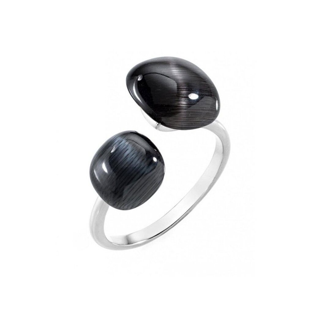 MORELLATO Fingerring Stylish ring decorated with cat eyes SAKK33 - Circuit: 58 mm