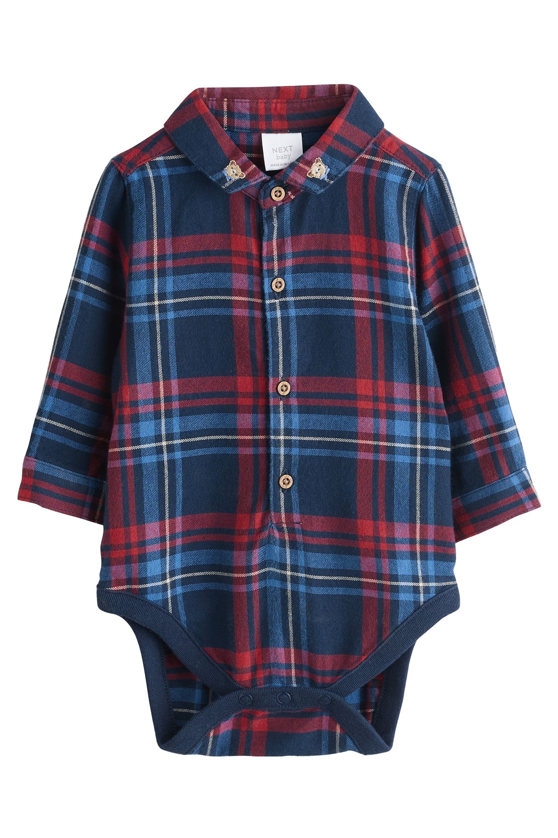 Next Langarmbody Babystrampler Hemd (1-tlg)