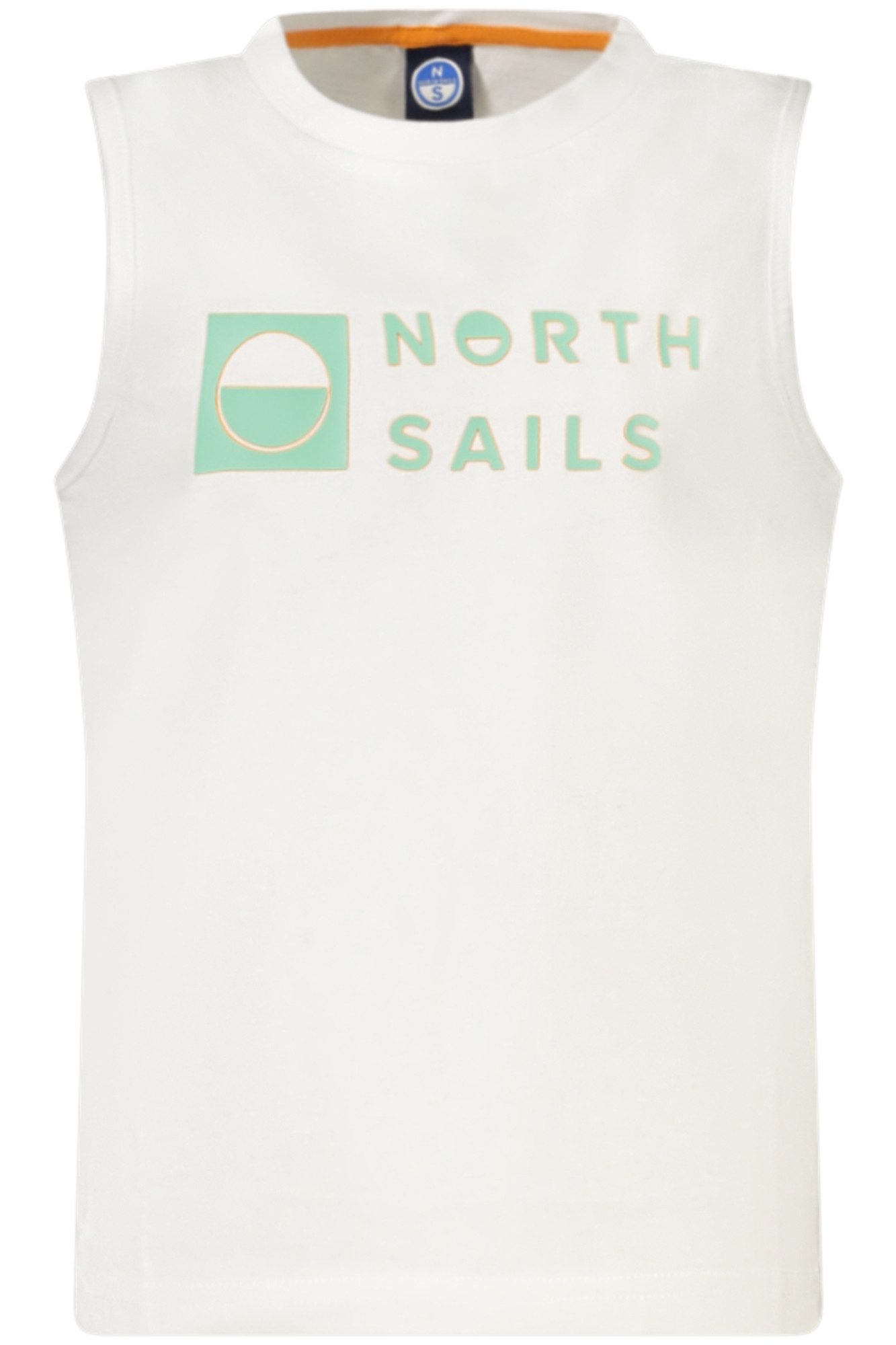 North Sails T-Shirt Weißes Kinder-Tanktop mit Grafik –
