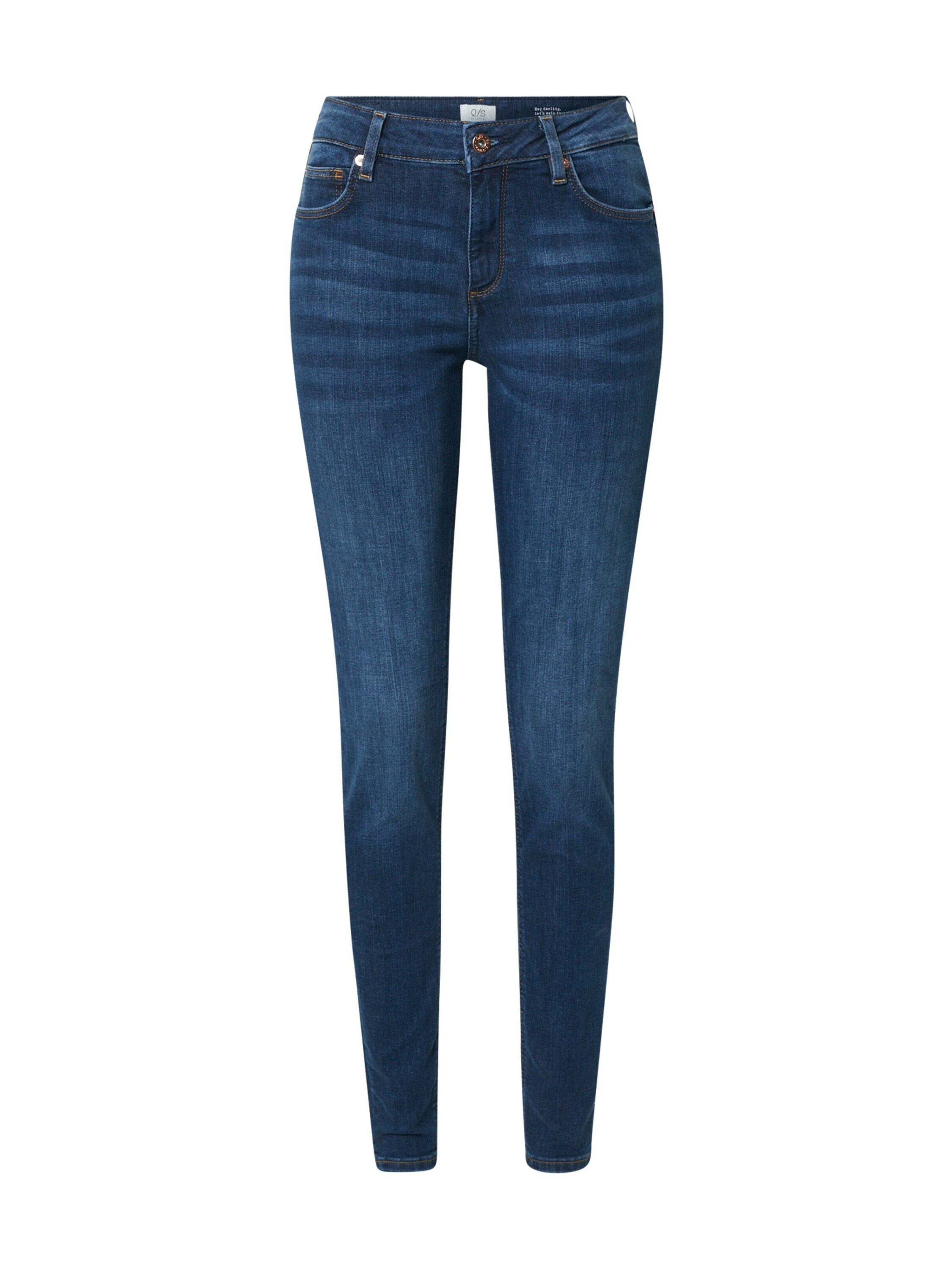 QS 58Z4 Weiteres (1-tlg) Detail Skinny-fit-Jeans Sadie BLUE