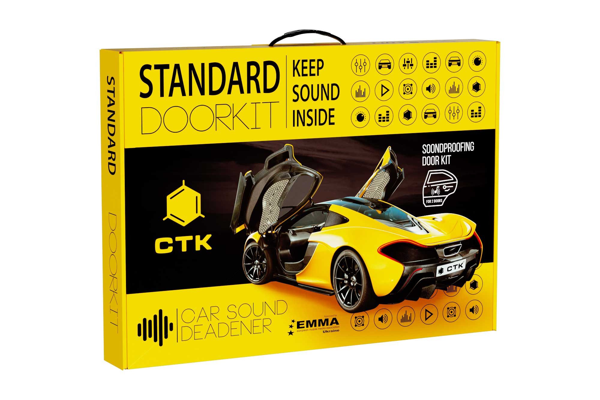 CTK Dämmplatte STANDARD DOORKIT Schalldämmendes Material, StarterKit für 2 Türen