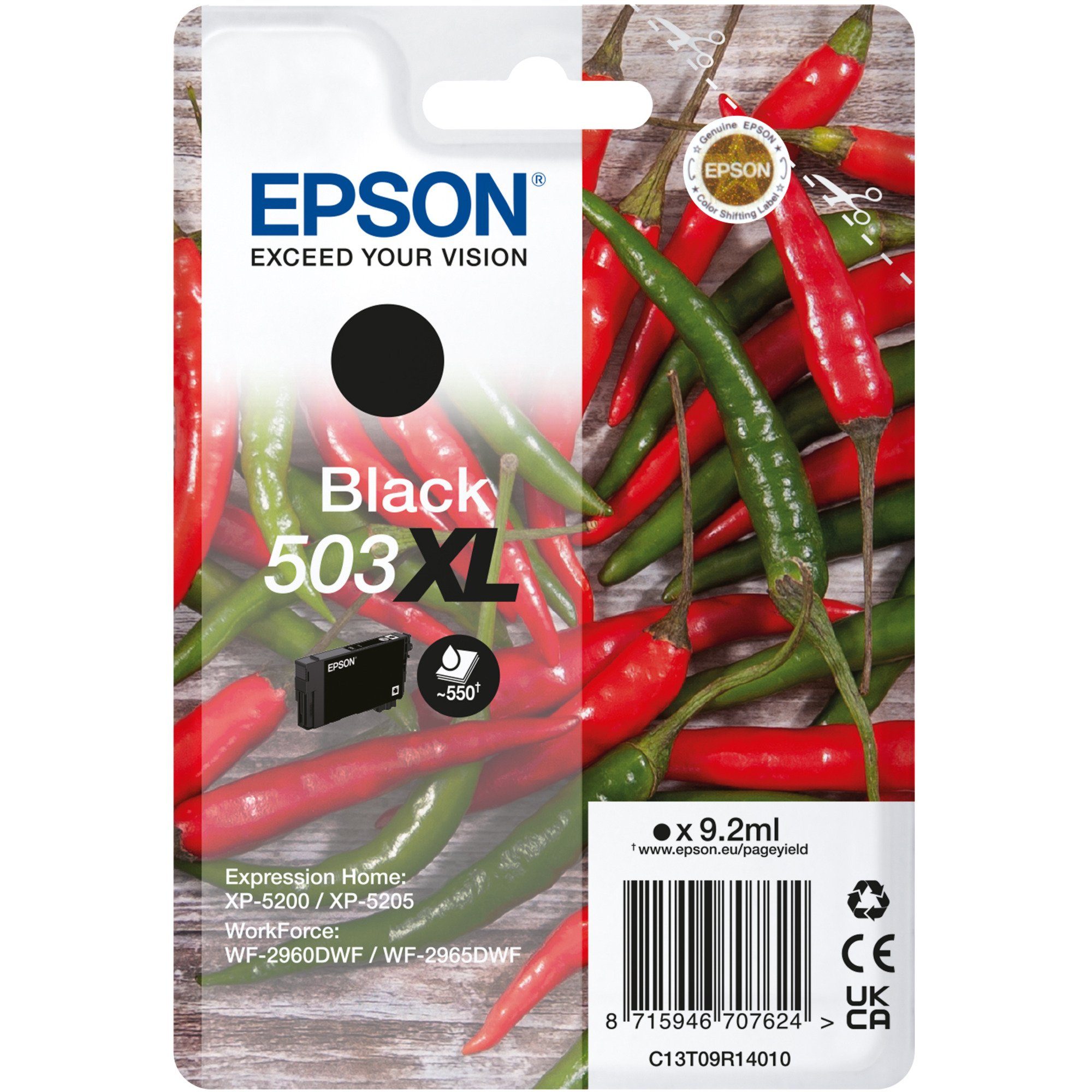 Epson Epson Tinte schwarz 503XL (C13T09R14010) Tintenpatrone | Tintenpatronen