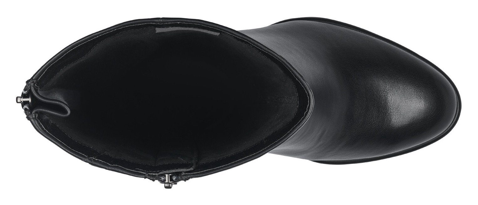 Tamaris Stiefel mit Vario-Schaft durch Reißverschluss an der Wade. € 99,95