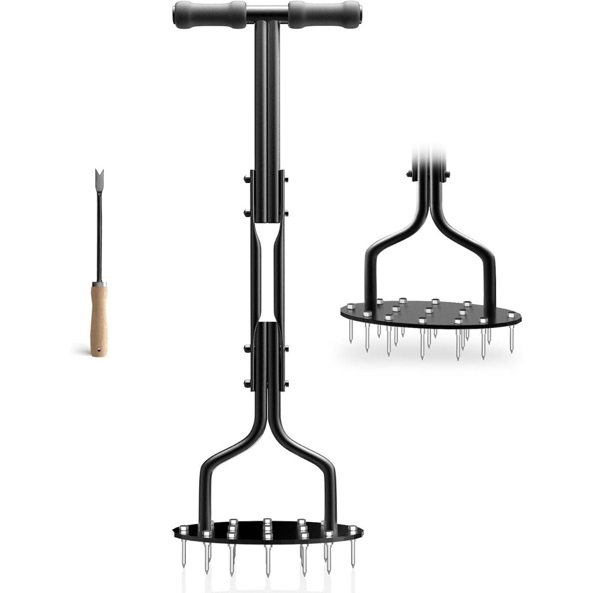 COFI 1453 Rasenlüfter Rasenlüfter Aerifizierer mit 15 Spikes Werkzeug für Garten und Rasen, (1-tlg)