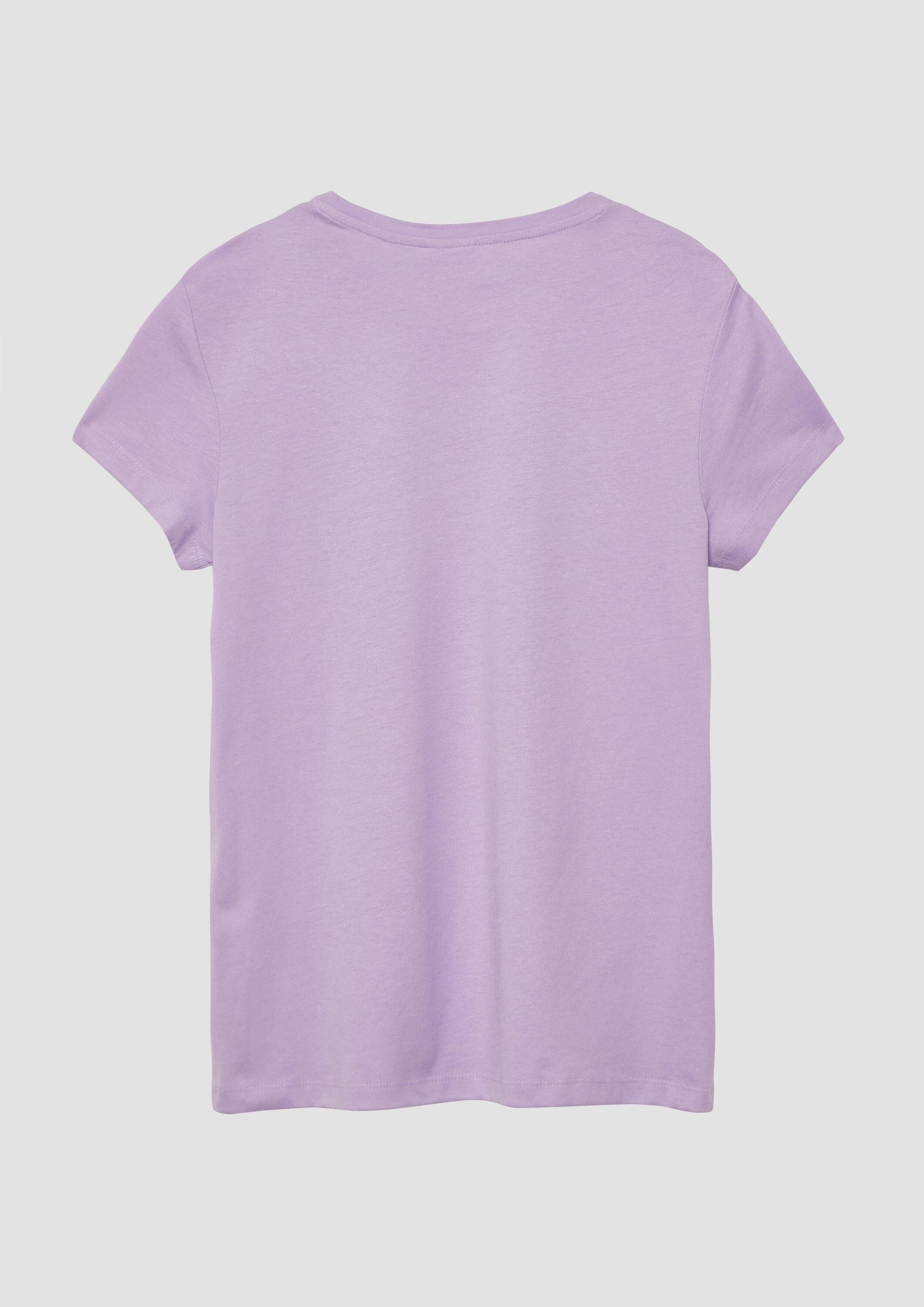 s.Oliver Kurzarmshirt T-Shirt T-Shirt mit Frontprint