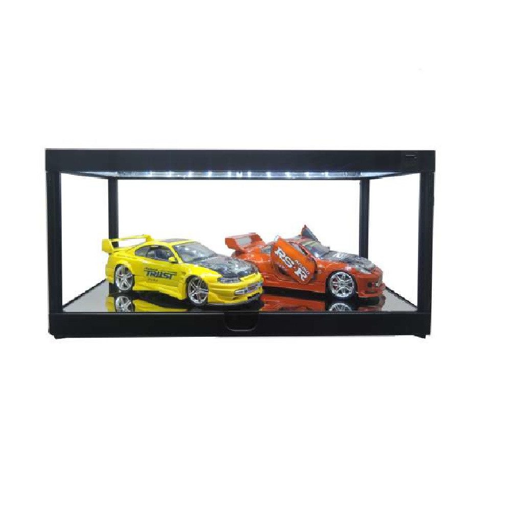 Triple9 Modellauto Modellauto Vitrine schwarz 1:18 LED Beleuchtet