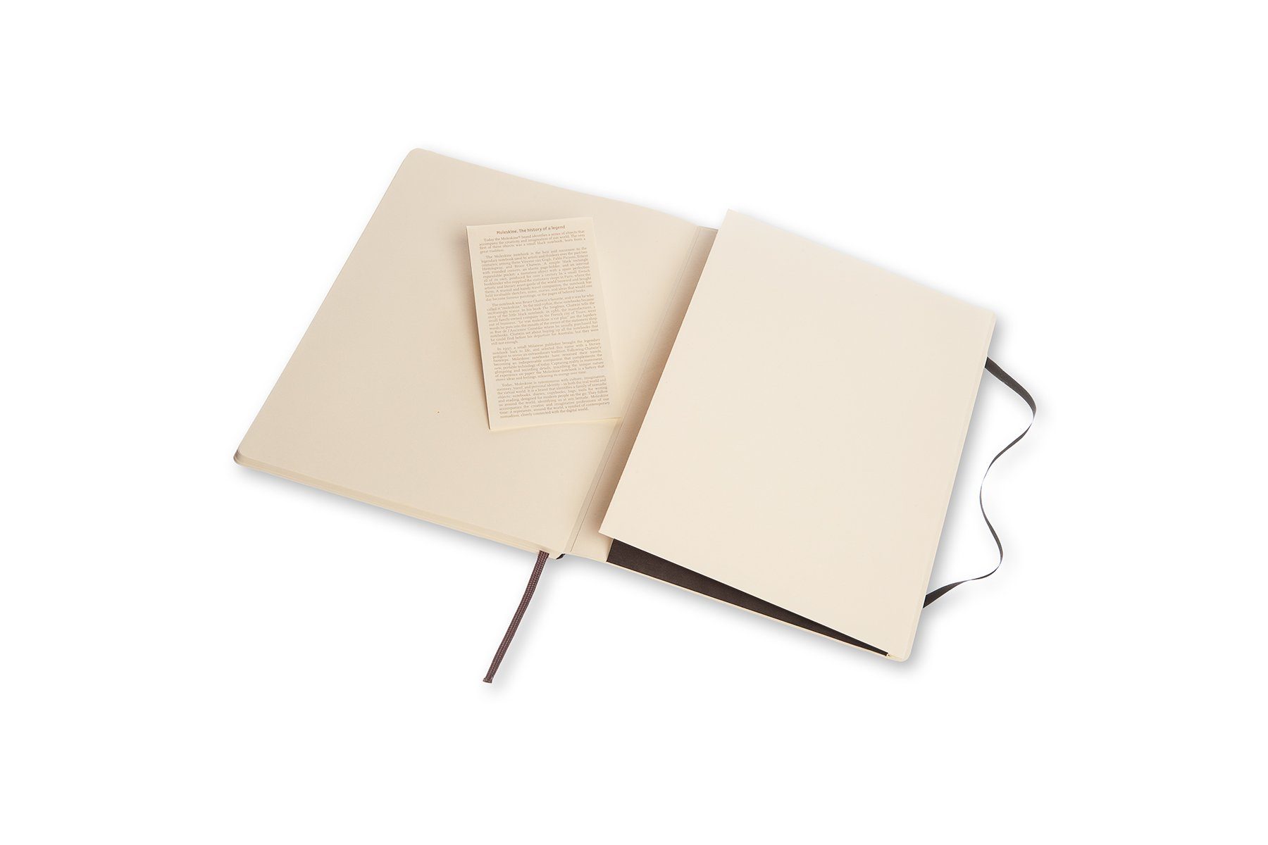 Soft mit Cover MOLESKINE - (19x25) Collection - weichem Einband - Notizbuch, XL Schwarz Classic
